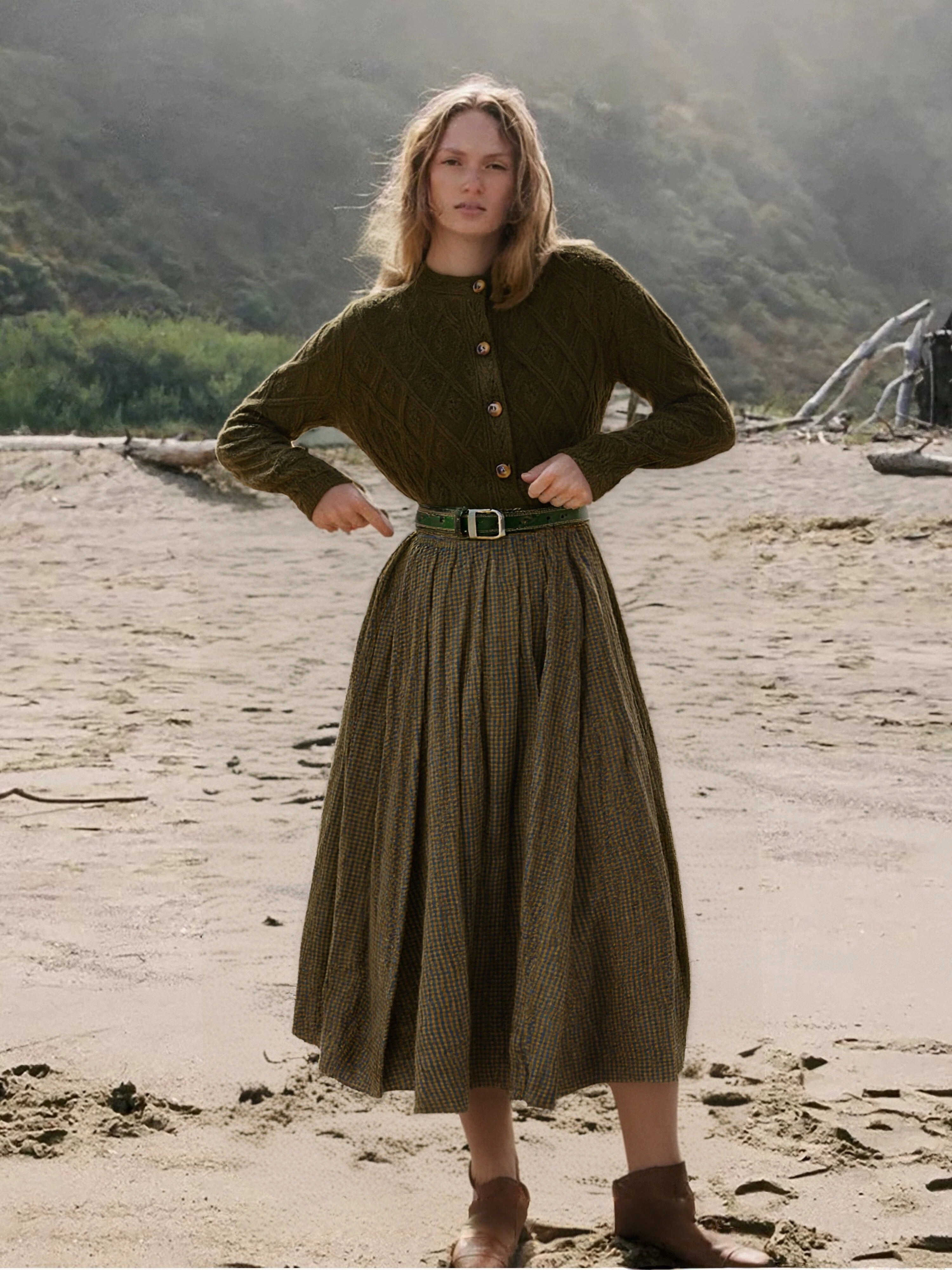 Flurry 17 | 100% Wool Sculptured Knitwear Cardigan NonChafingEdges Sporty Design