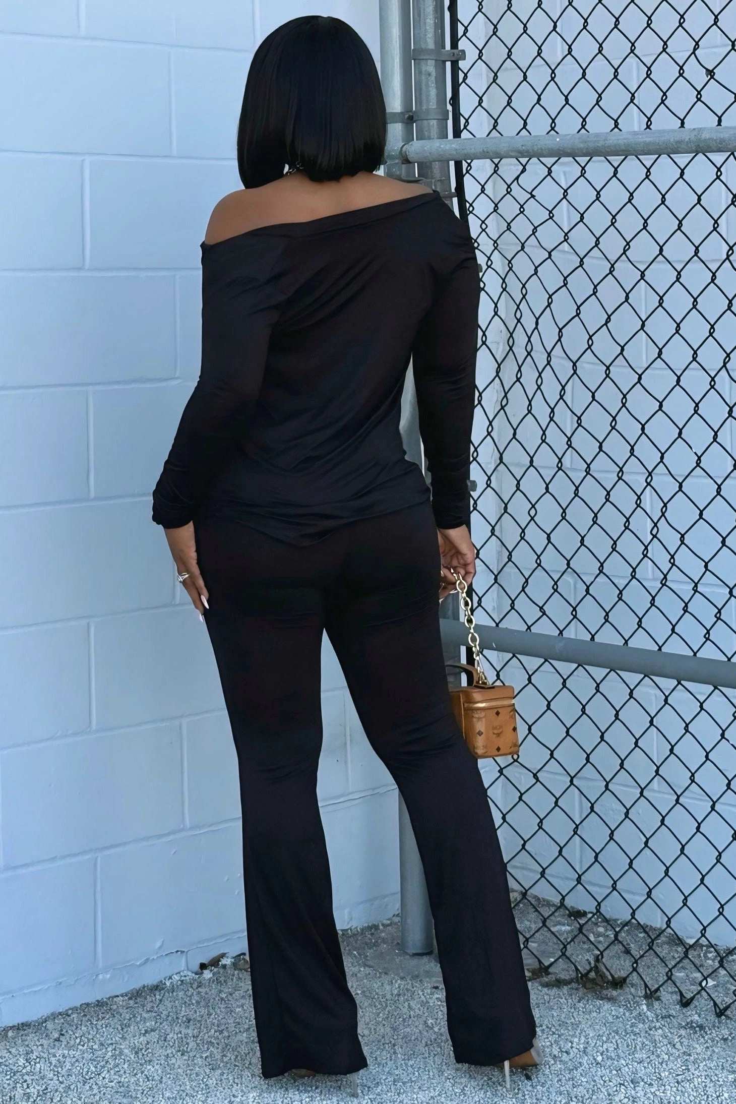 Effortless Comfort, Elevated Style Loose Fit Tunic Set-Black Perfect Silhouette