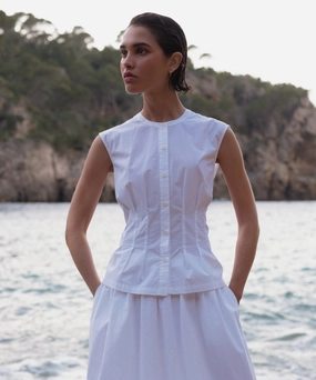 Weighted Hem Lara Top