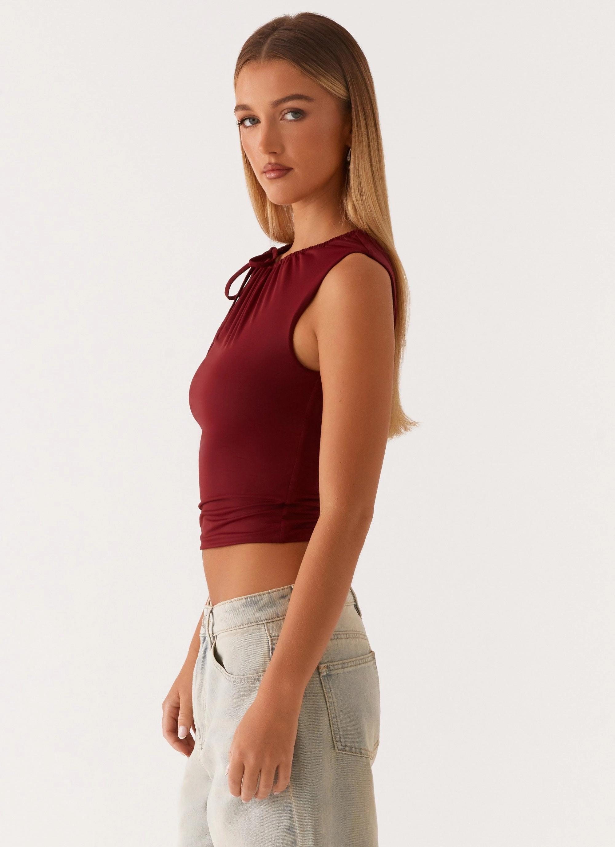 Darlee Tank Top - Mulberry Lightweight insulation