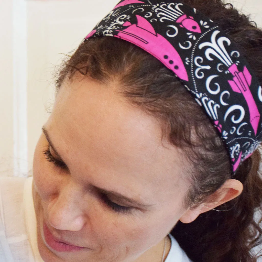 "Fleur-de-Lift-Off" Rockets Headband - Adult
