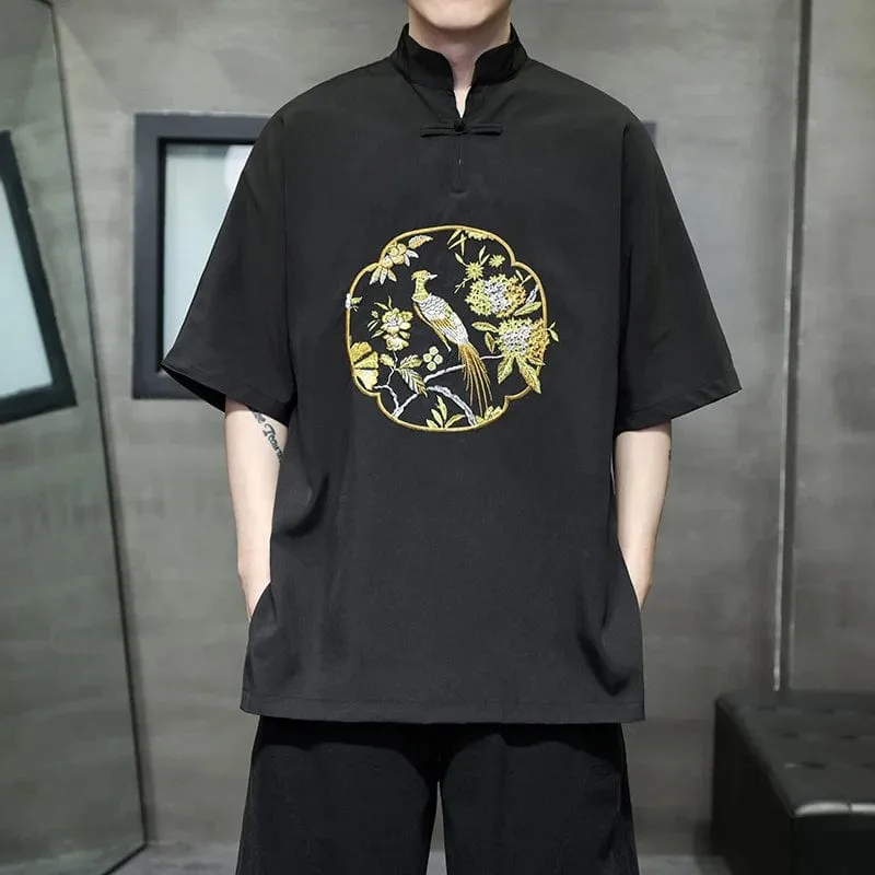 "Tang Yin" Tang short sleeve shirt