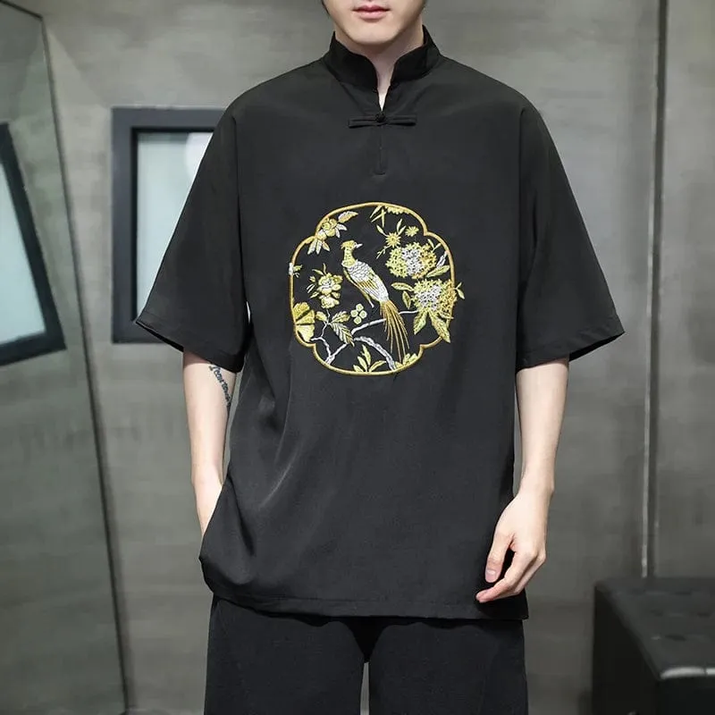 "Tang Yin" Tang short sleeve shirt