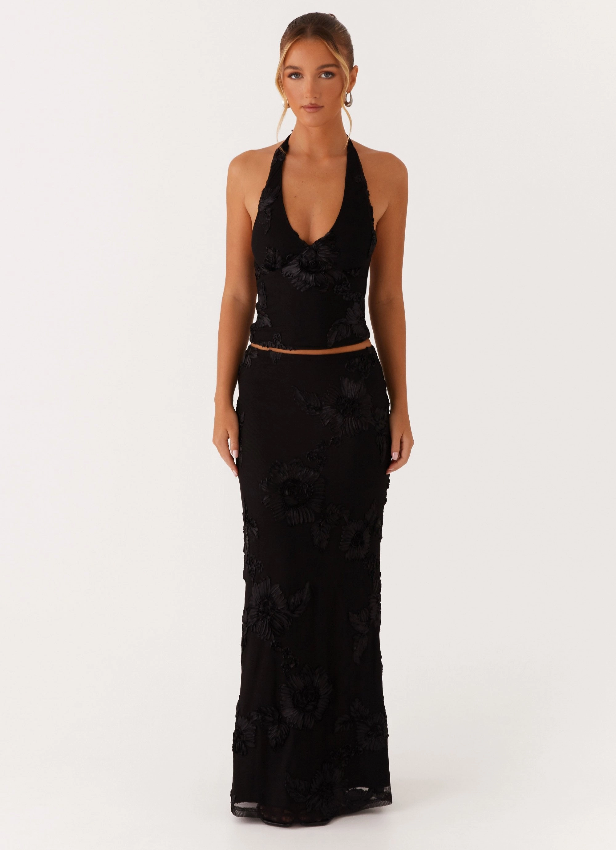 Radiate Maxi Skirt - Black Outfit Staple Hiking Gear