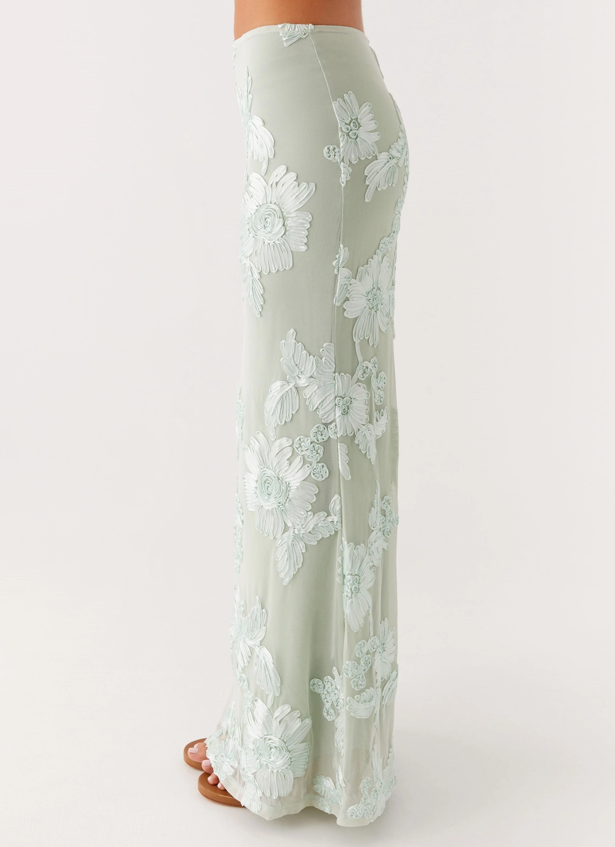 AntiSlipGrip Cold Weather Gear Radiate Maxi Skirt - Sage