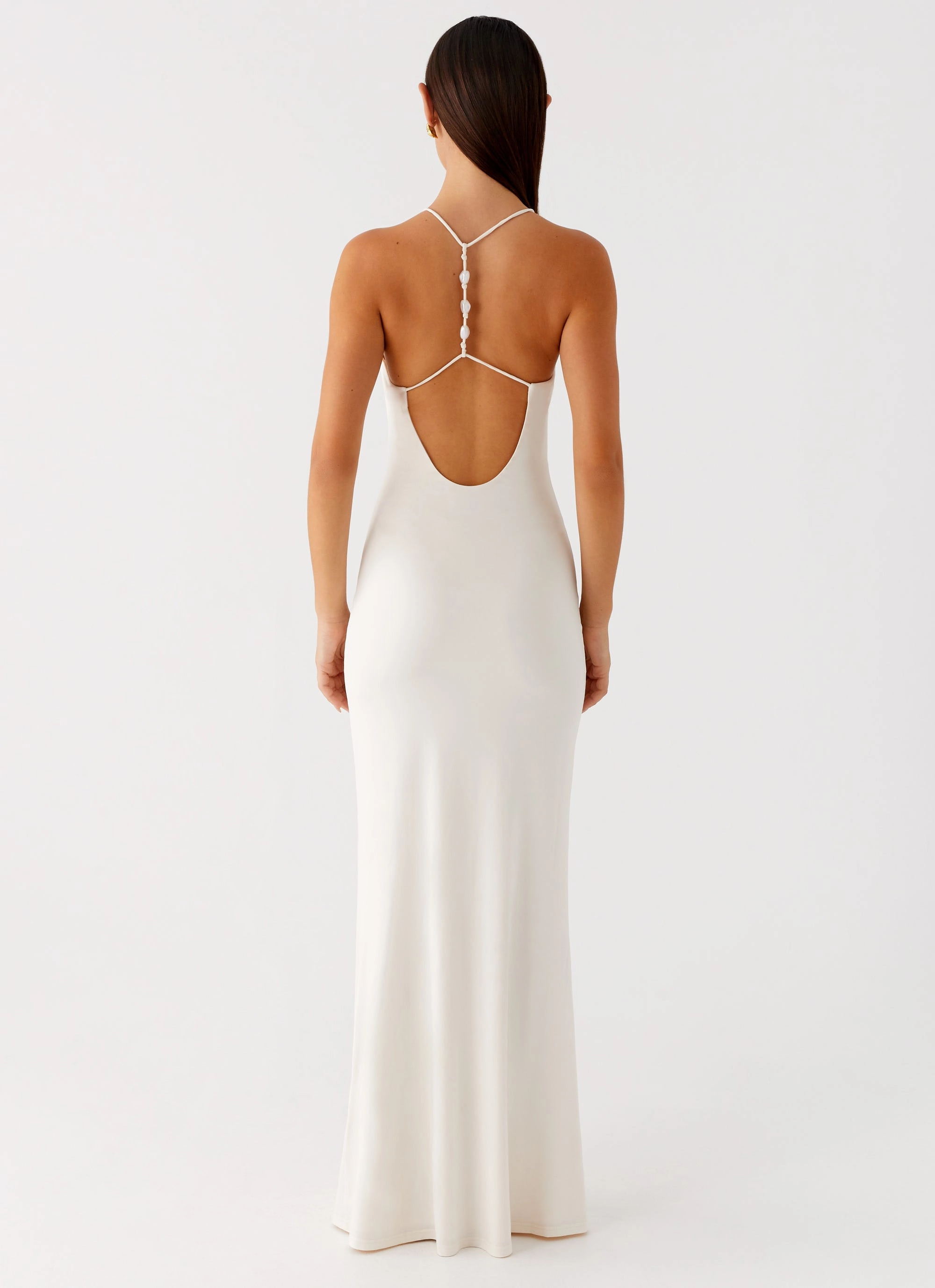 Day Romance Bright Feel Raffa Pearl Maxi Dress - Ivory