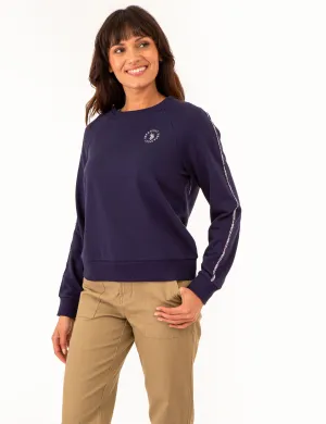 RAGLAN SLEEVE PULLOVER SWEATSHIRT
