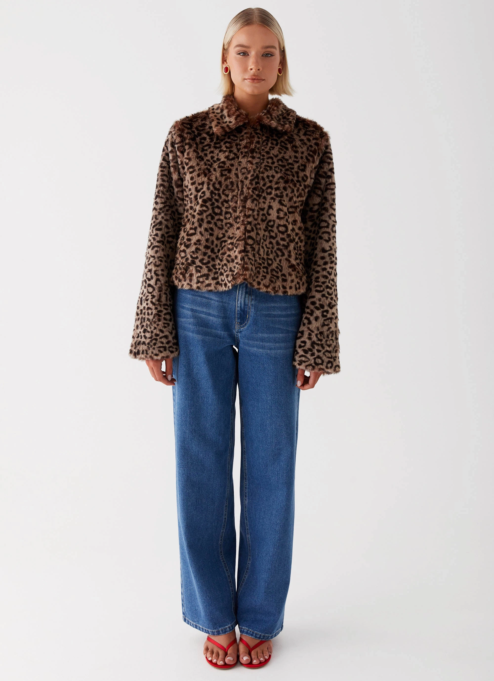 Dynamic flex Raleigh Fur Jacket - Leopard