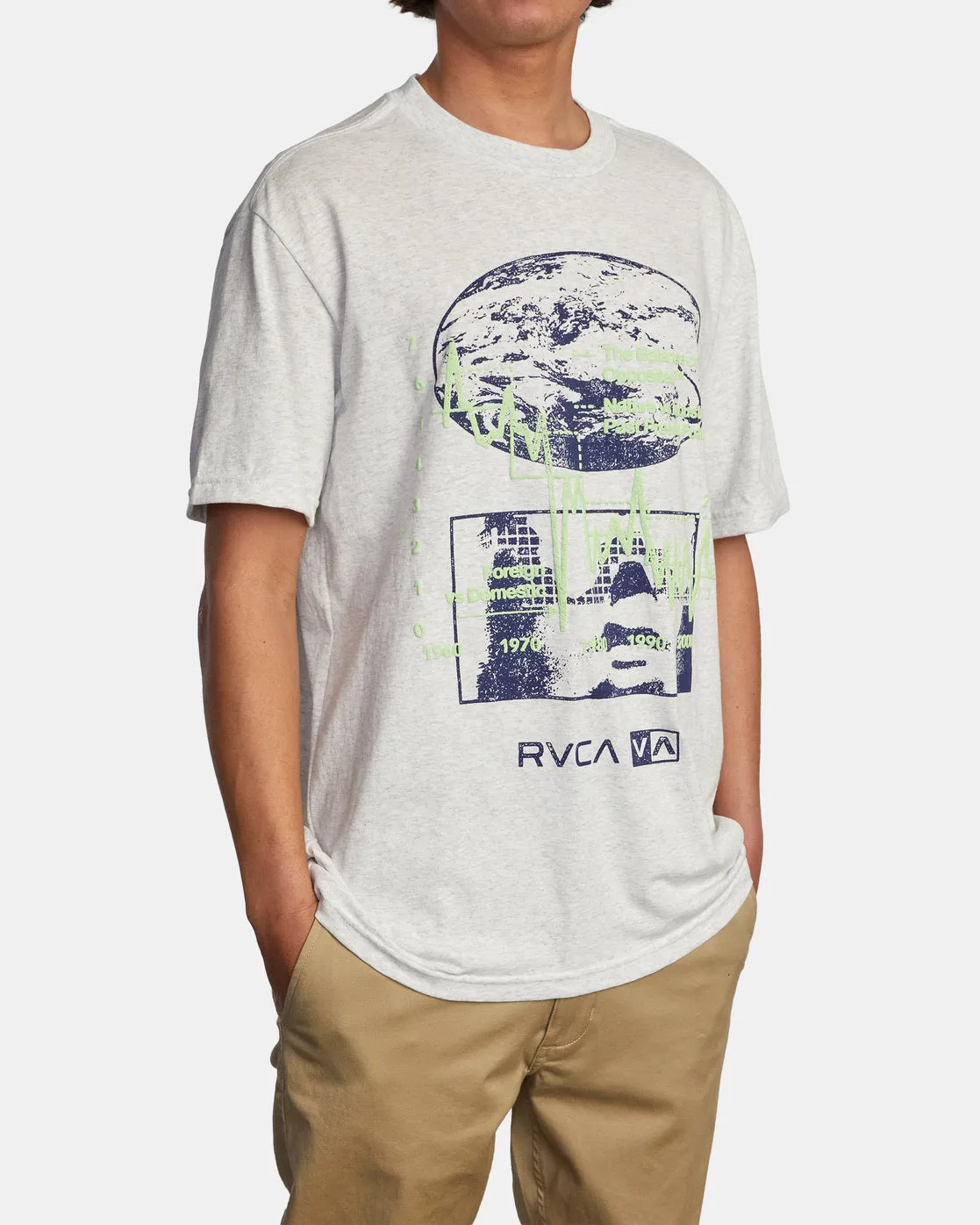 Random Access Tee - Light Grey Heather
