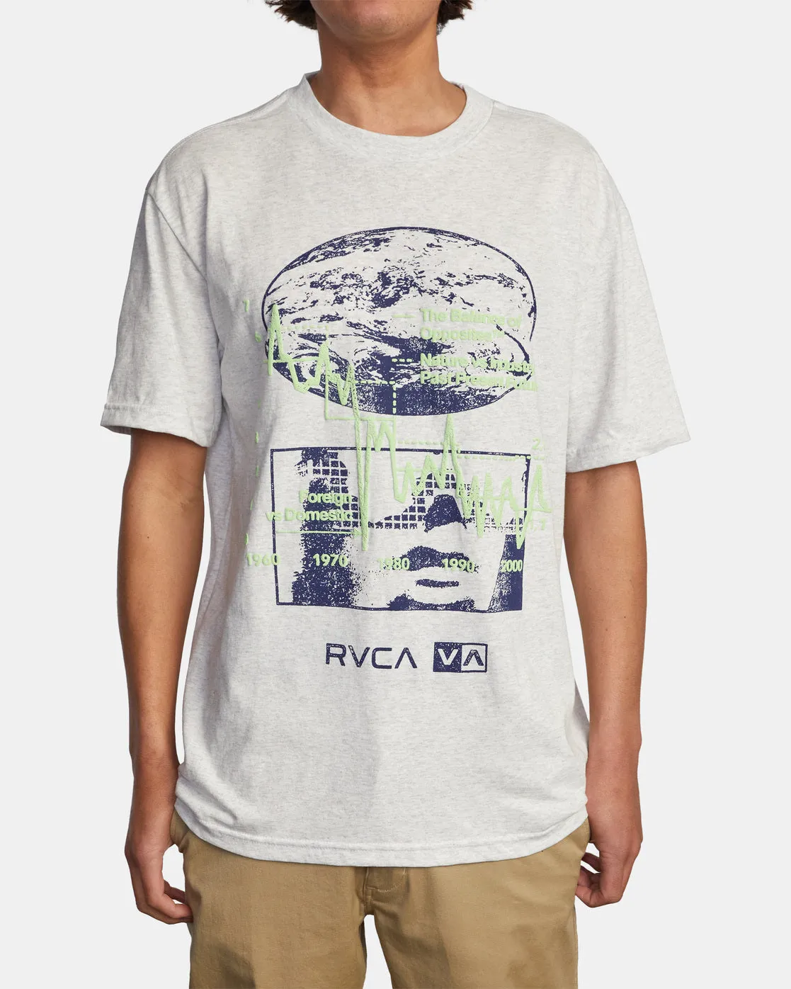 Random Access Tee - Light Grey Heather