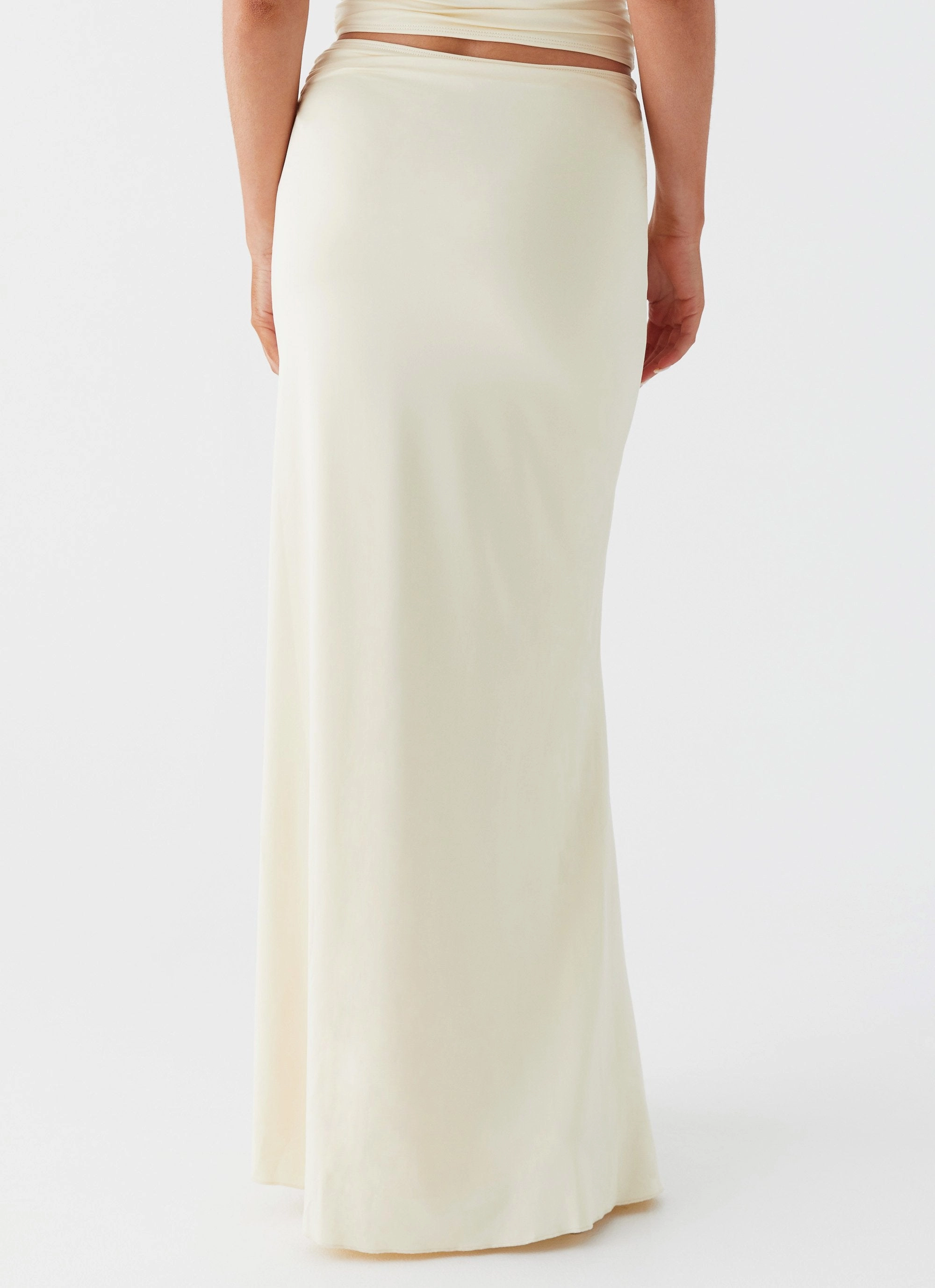 Cool Comfort No Fuss Fit Rayne Maxi Skirt - Yellow