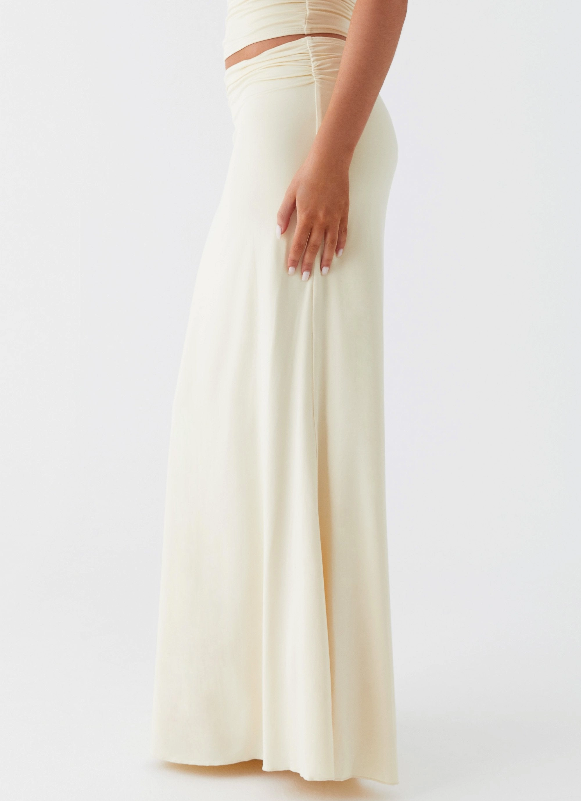 Rayne Maxi Skirt - Yellow Layered Comfort