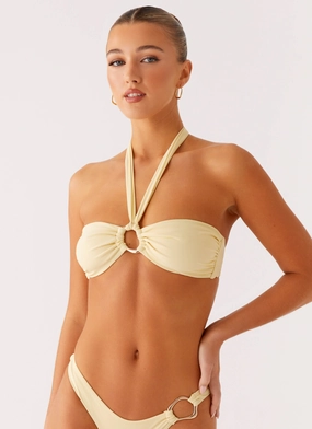cyclist DualLayerInsulation Kivara Bikini Top - Yellow