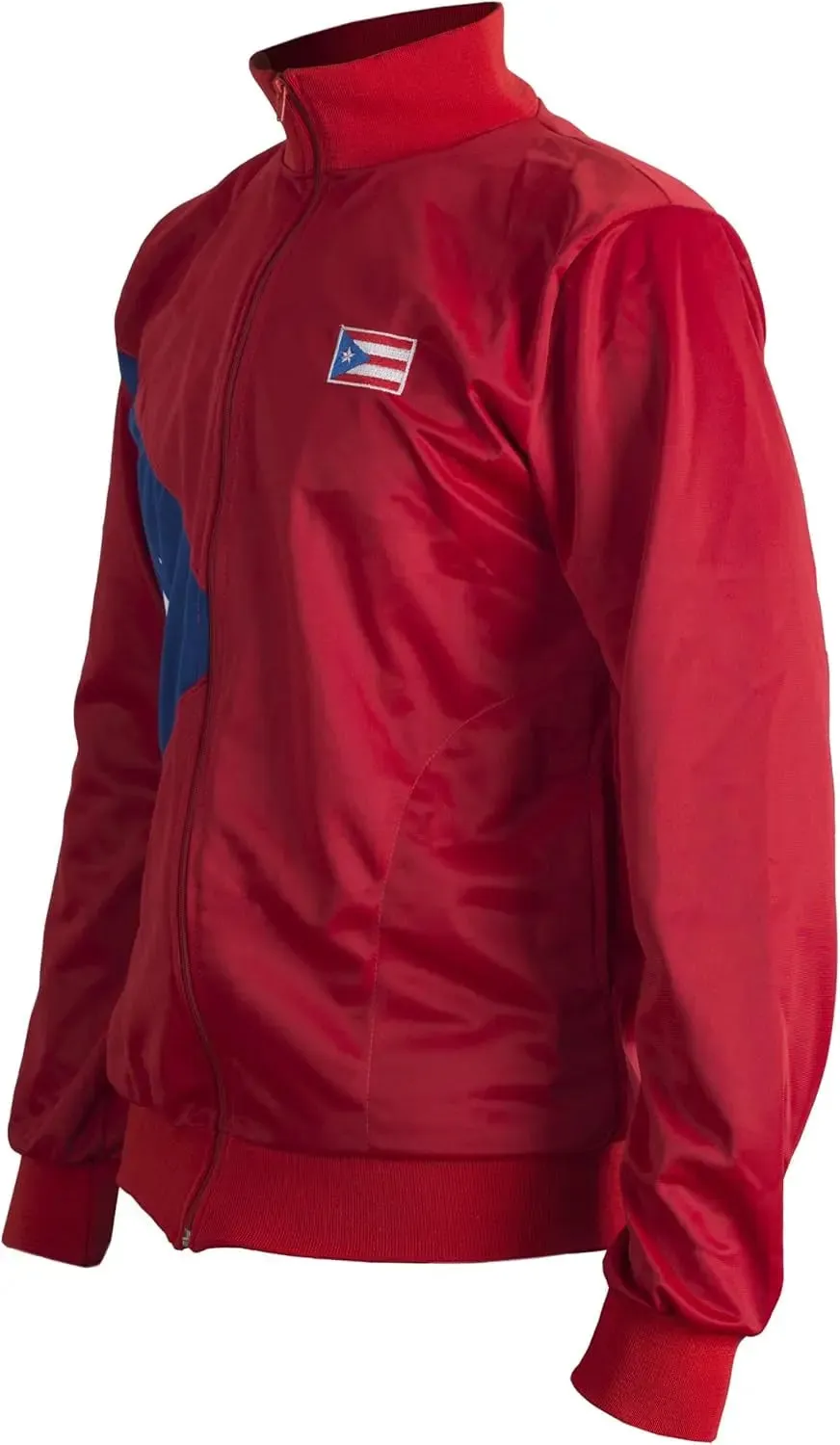 Red Puerto Rico National Flag Caribbean Jacket Tracksuit Jumper Man Top