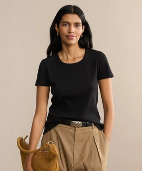 Rib Tee Quick Dry Feature Relaxed Sweatshirt