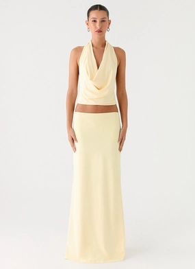 Comfort Flex Ashi Maxi Skirt - Yellow
