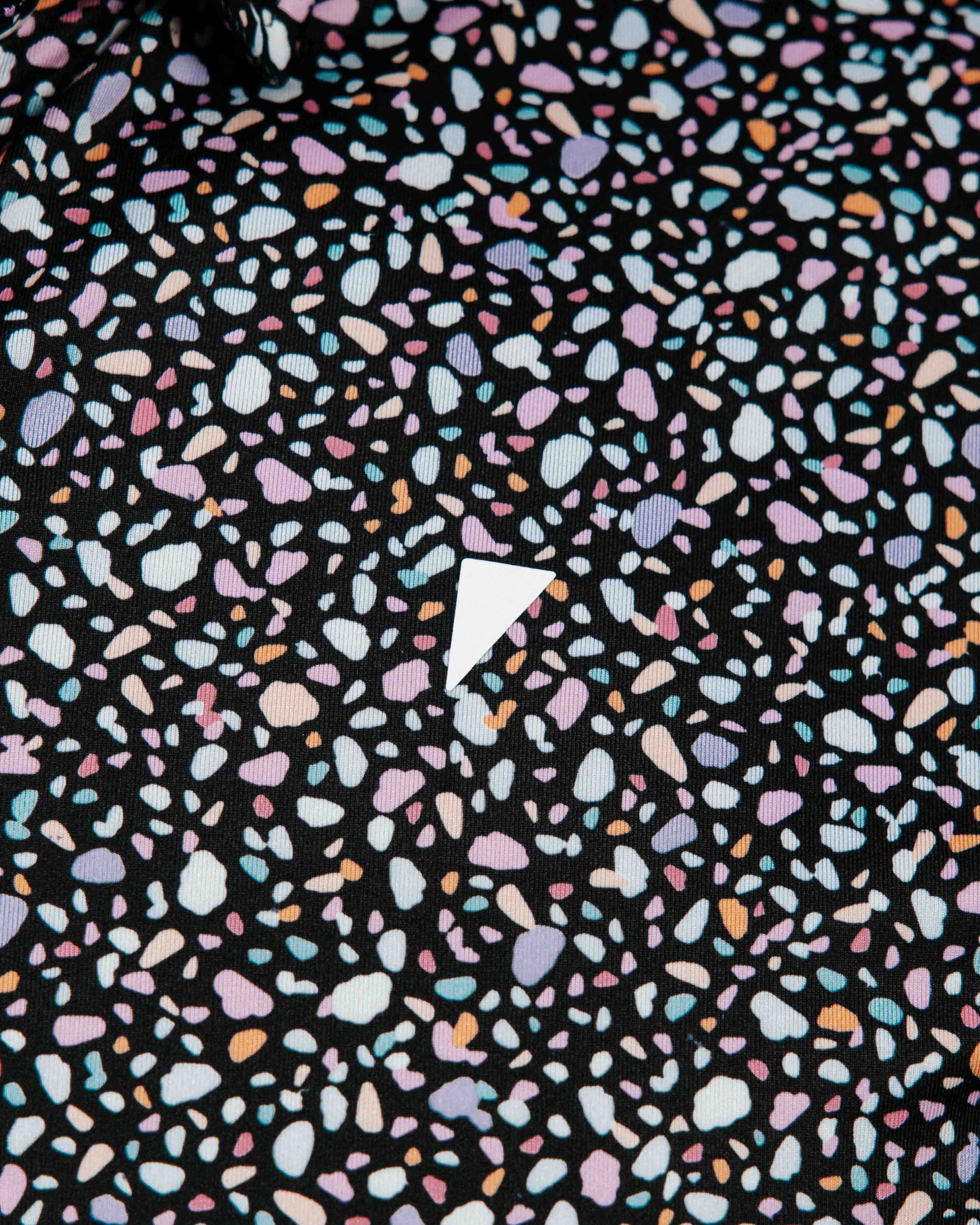 Black Stained Glass Classic Polo EcoDyeProcess Warm Layer