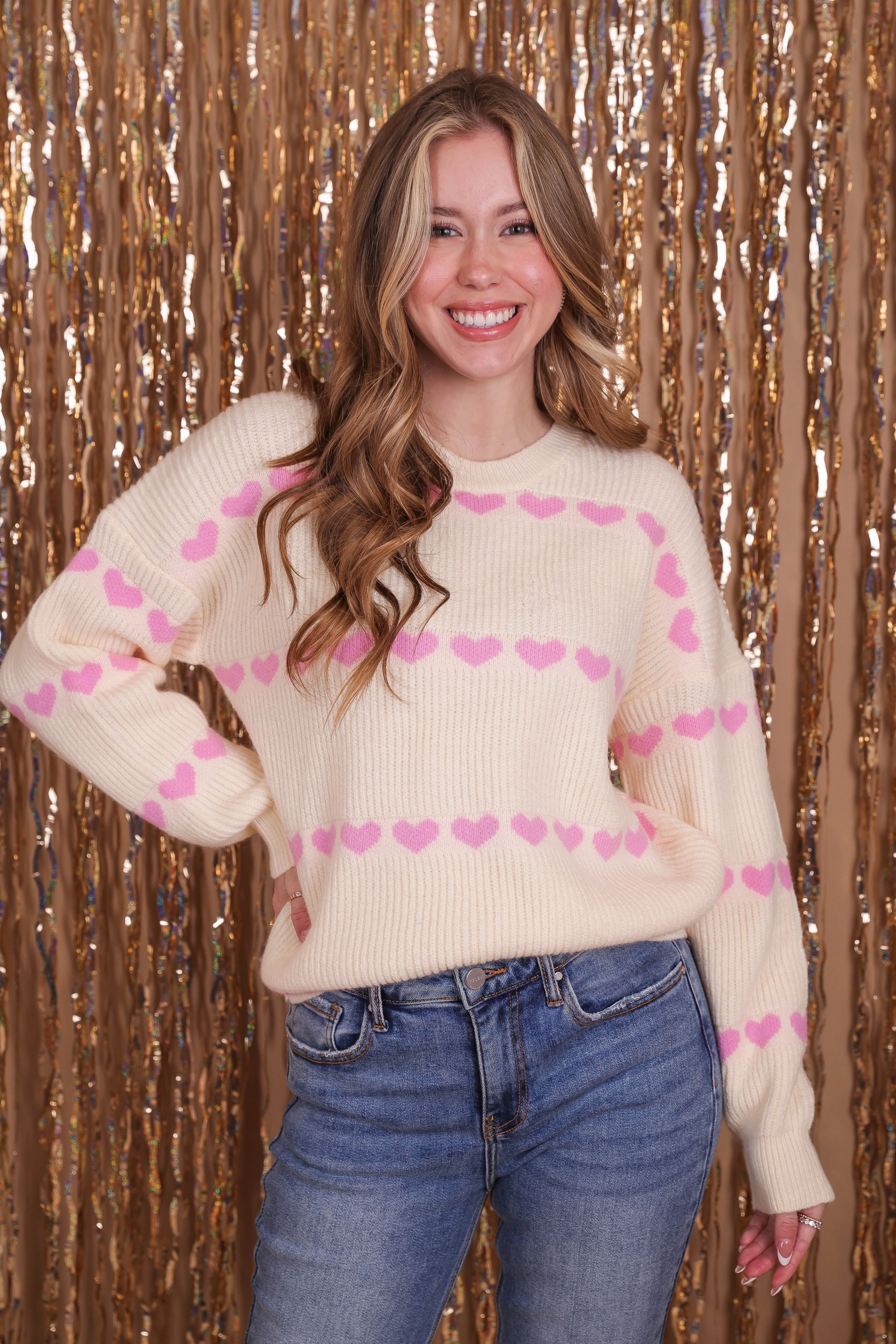 Loose Tee To My Heart's Content Sweater