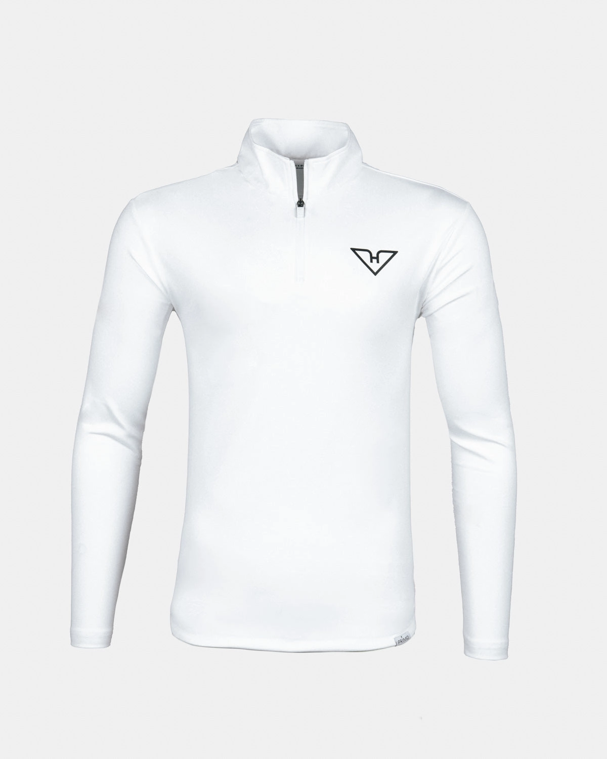 White HyFlyers Quarter Zip BreathableBackVents ThermalRegulating Fabric