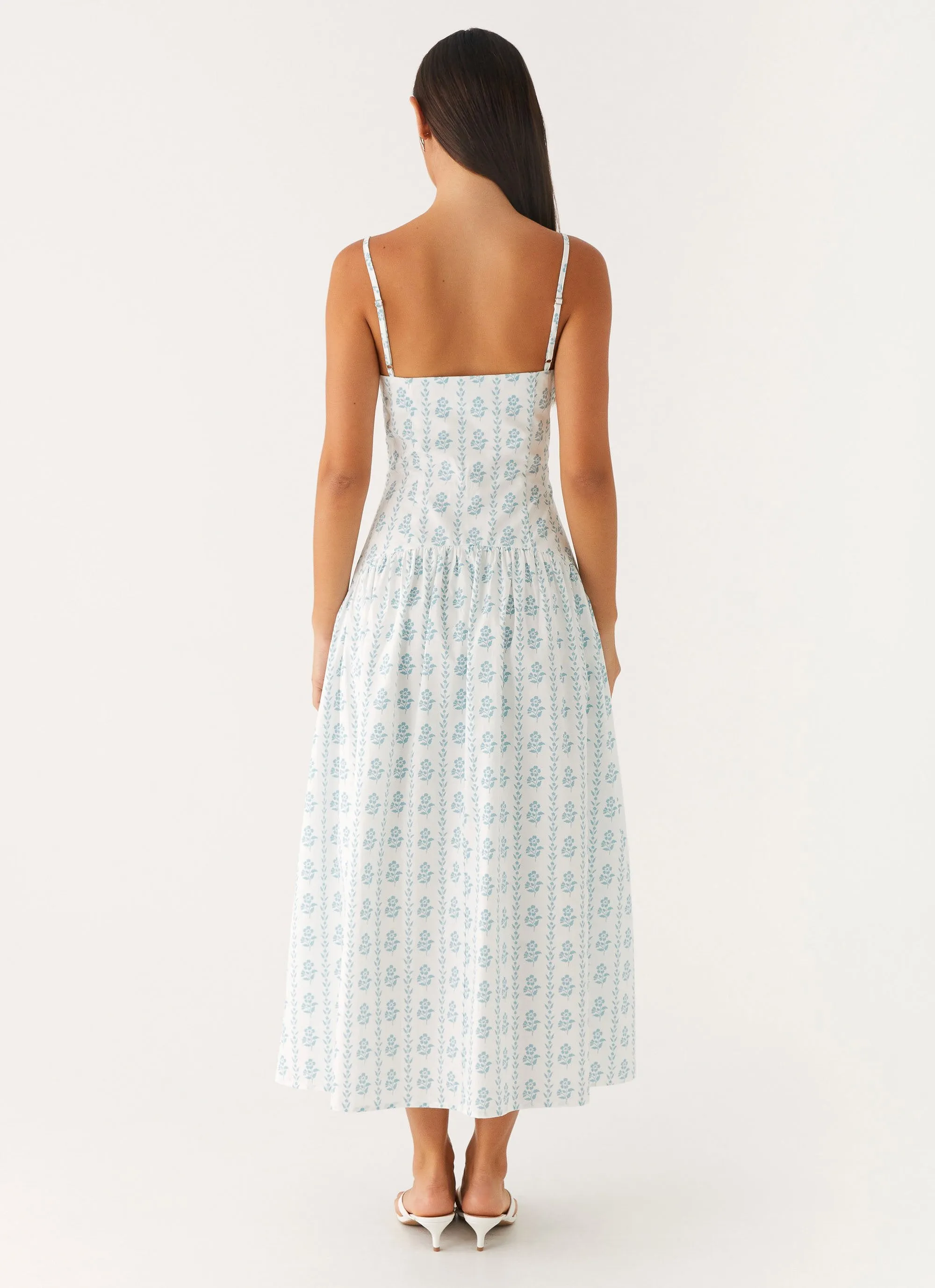 Refined Feel Amelie Midi Dress - Sweet Daydream Print