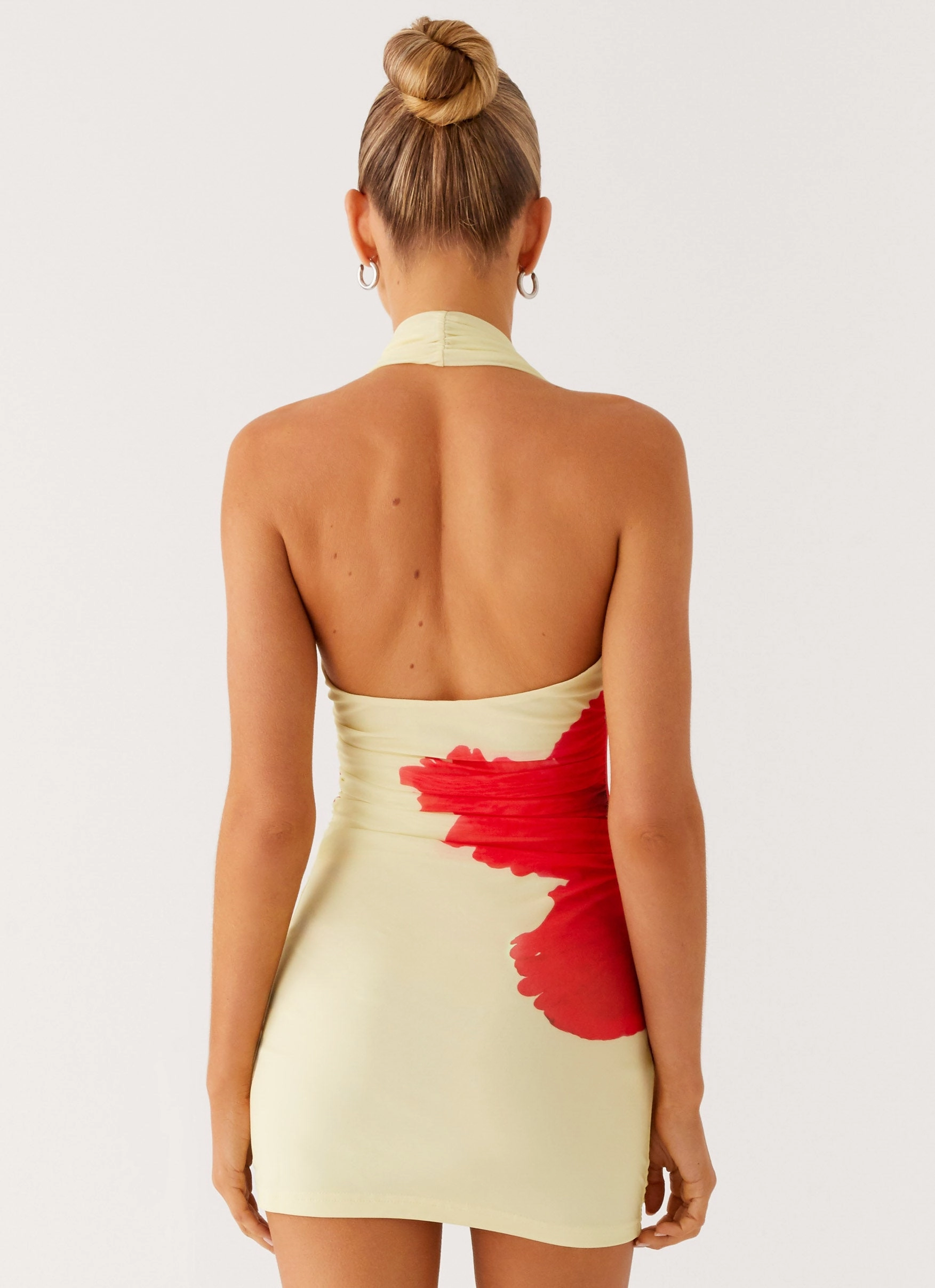 Easy Elegance Calm Mood Know You Better Mini Dress - Scarlet Floral