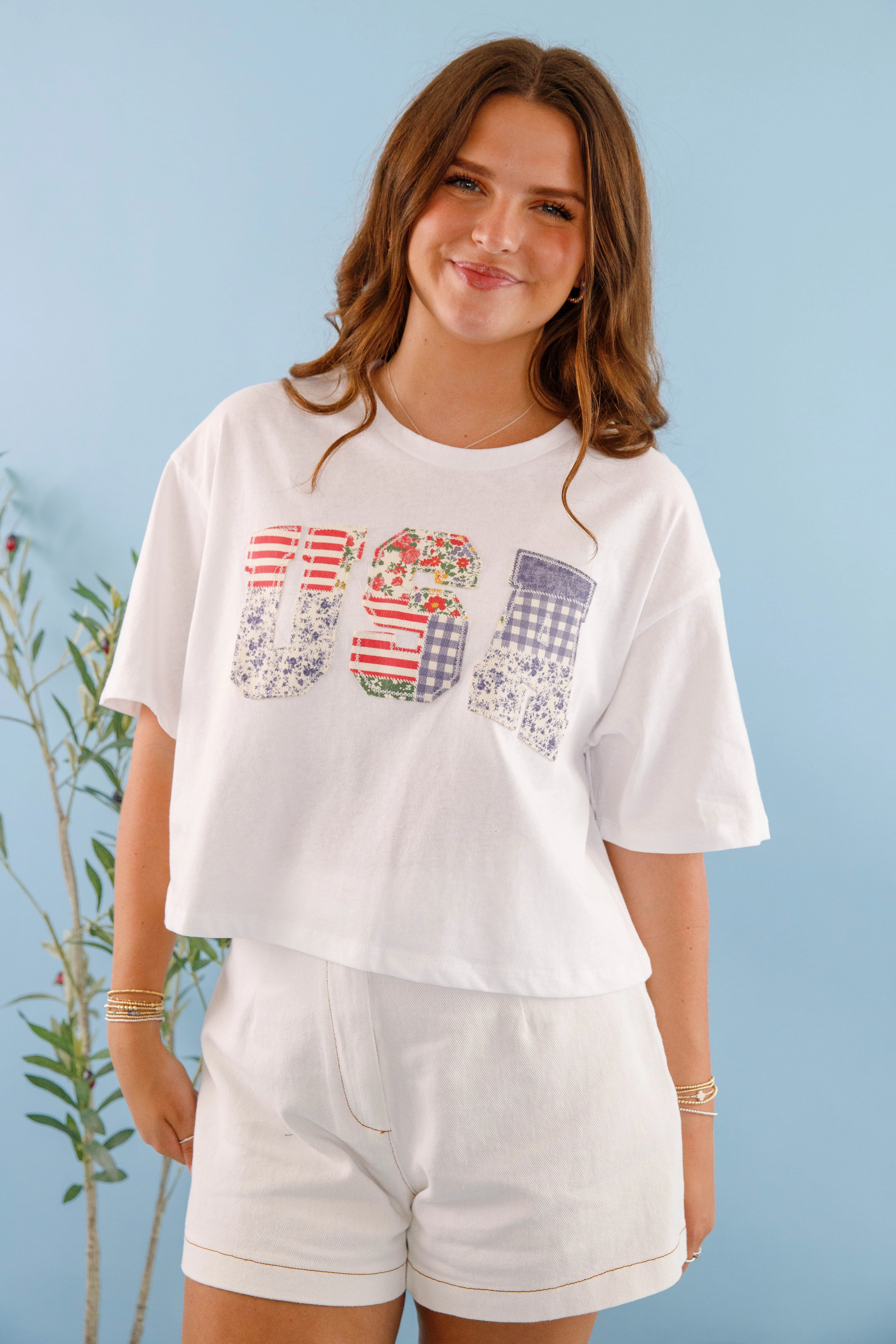 Bonded Seam Durability VNeckReinforcement American Honey Top