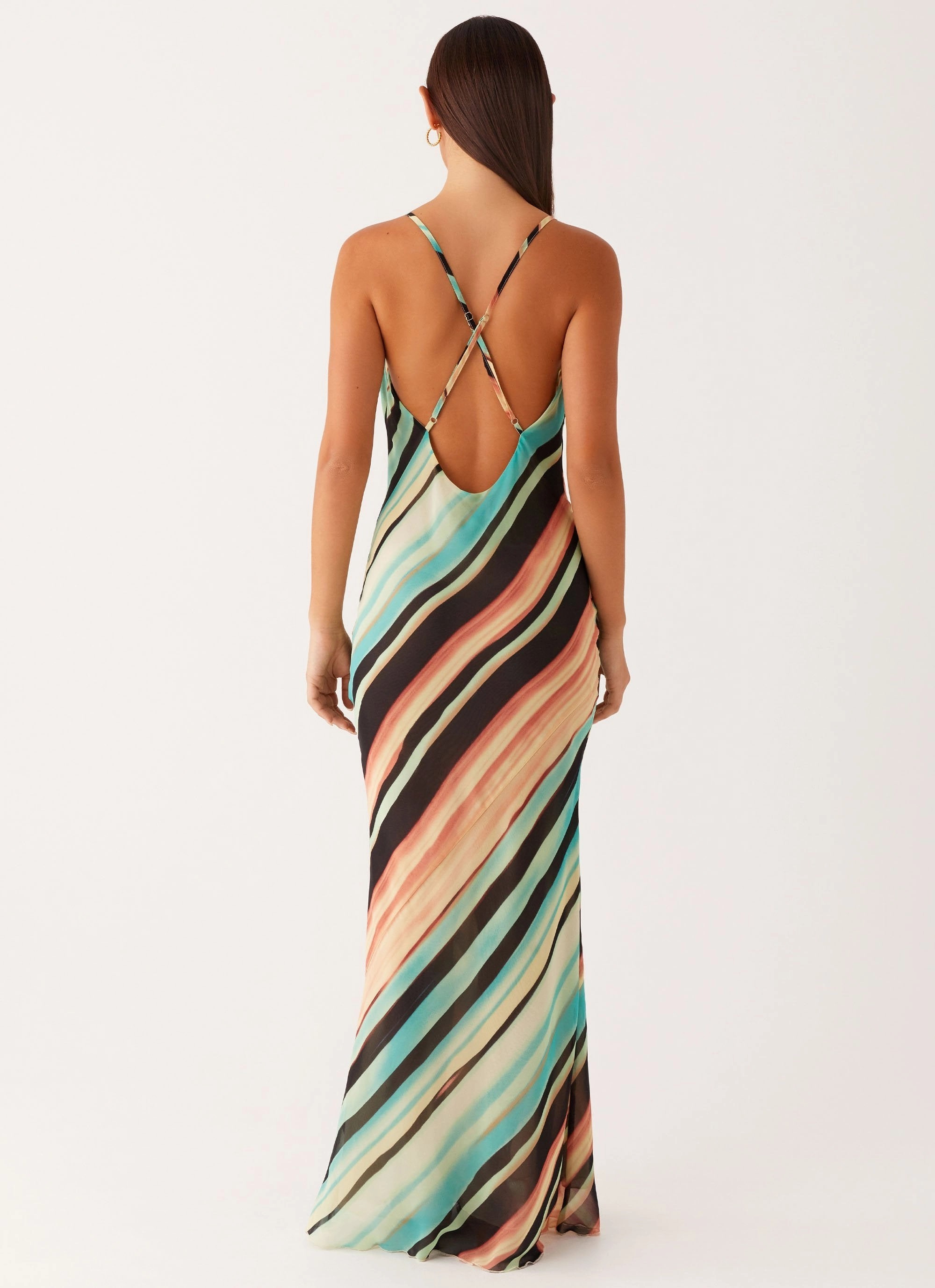 Spring Mood Never Knew Maxi Dress - Stripe