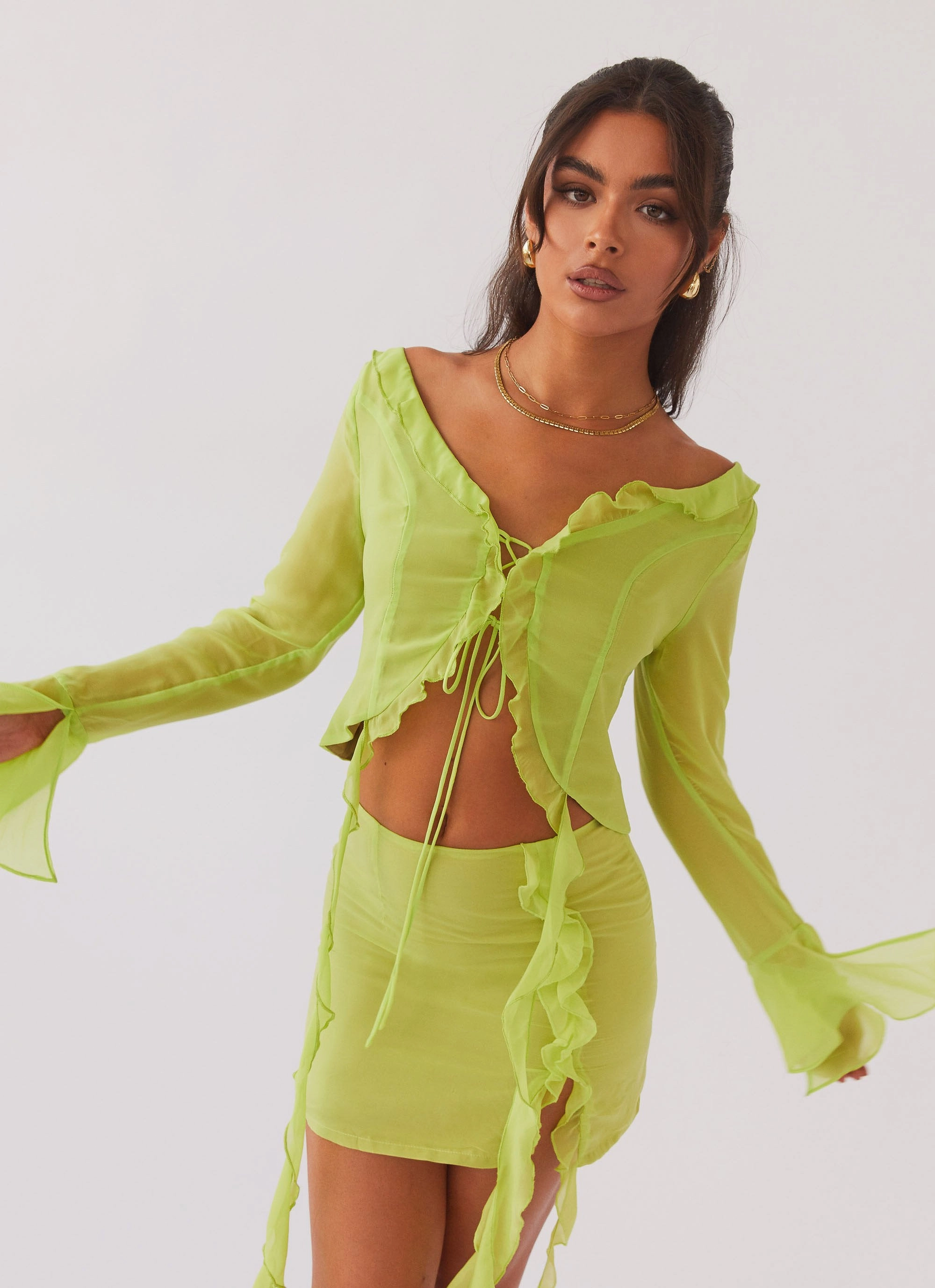 My Favourite Part Blouse - Fern Magnetic Closure