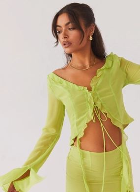 Eco Friendly Padding My Favourite Part Blouse - Fern