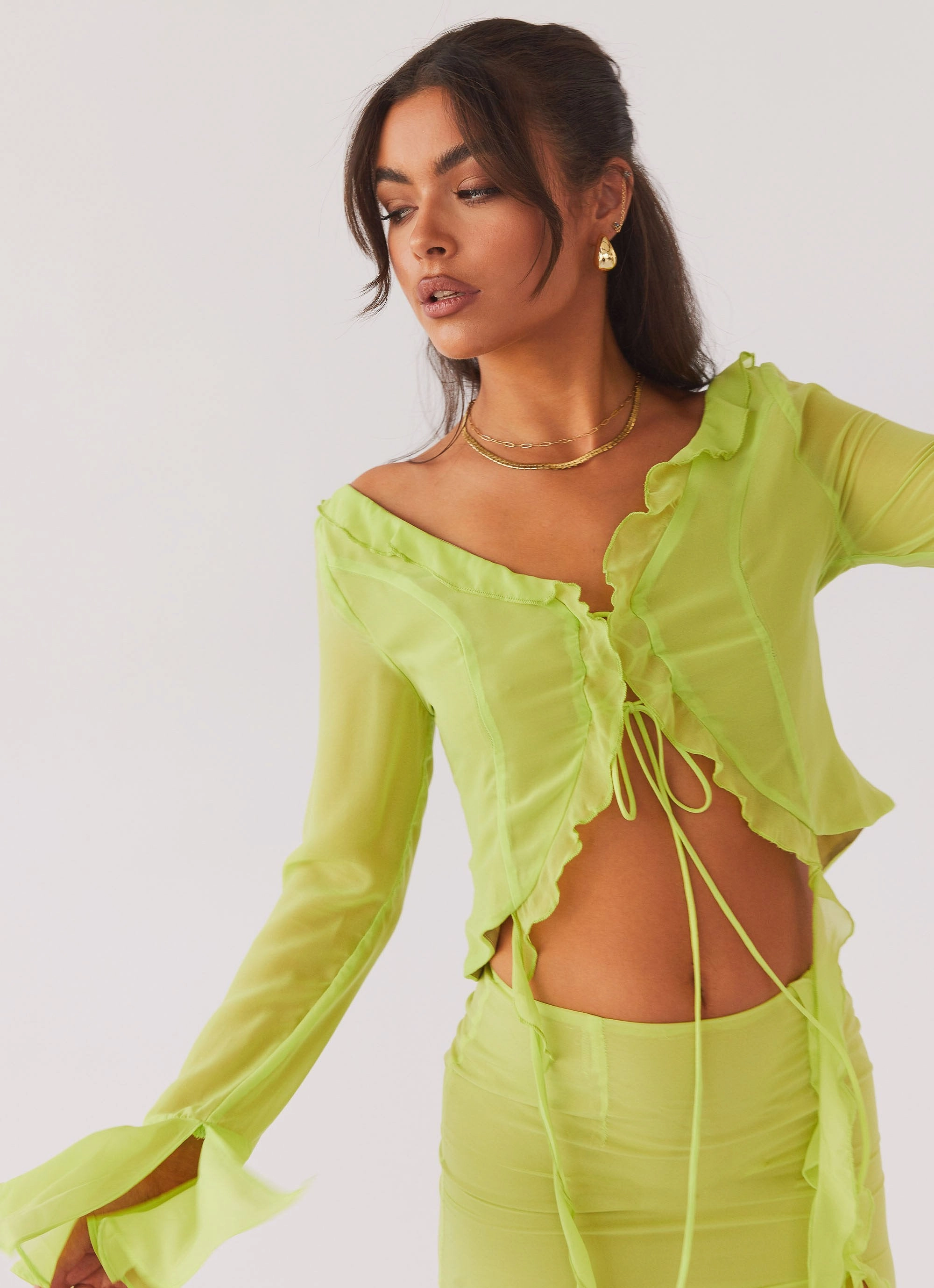 Eco Friendly Padding My Favourite Part Blouse - Fern
