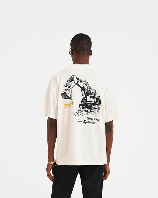 Represent Design & Construction T-Shirt Flat White