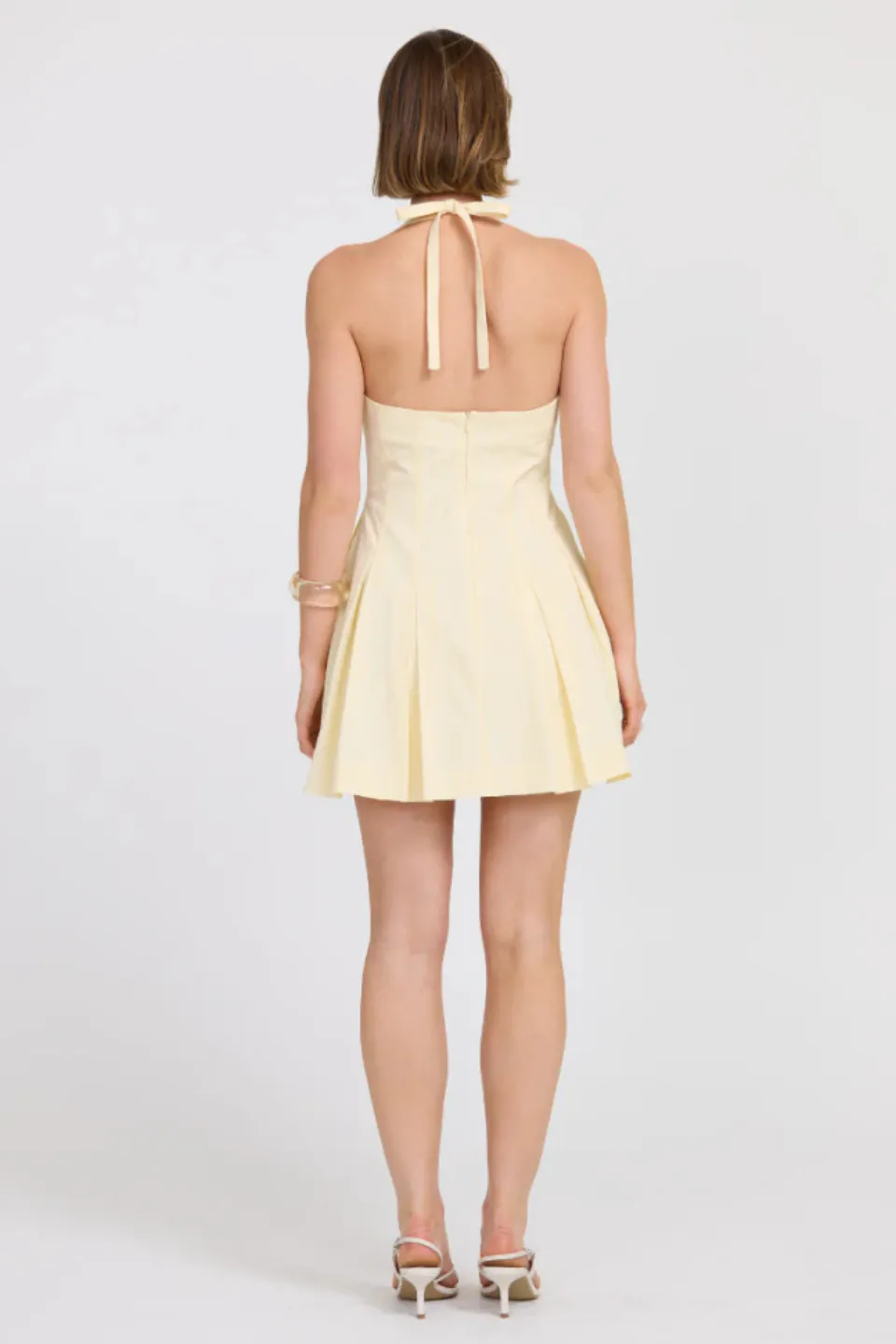 Reprive Pannacotta Halter Mini Dress