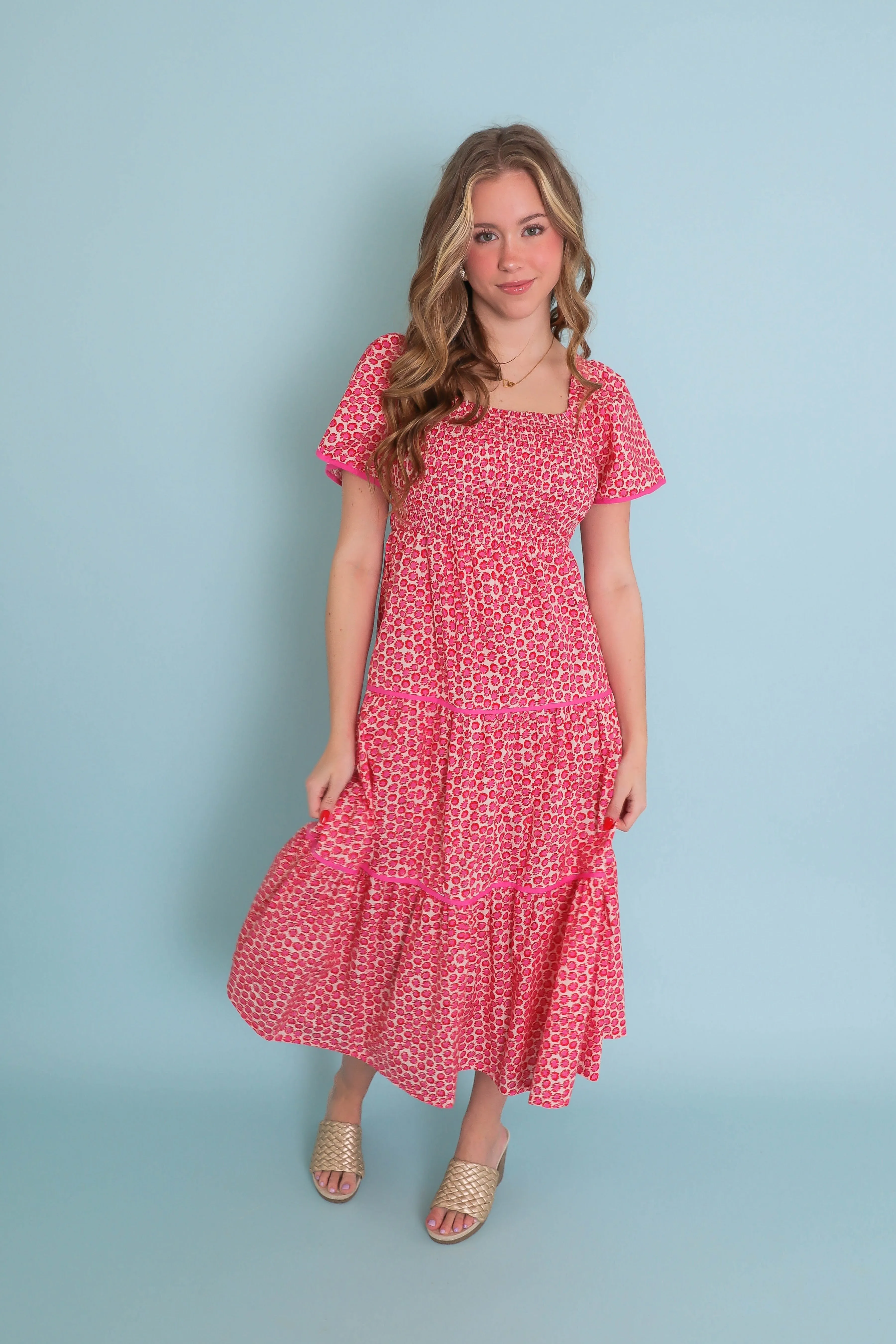 RESTOCK: A Little Bit Of Love Midi Dress Softly Structured