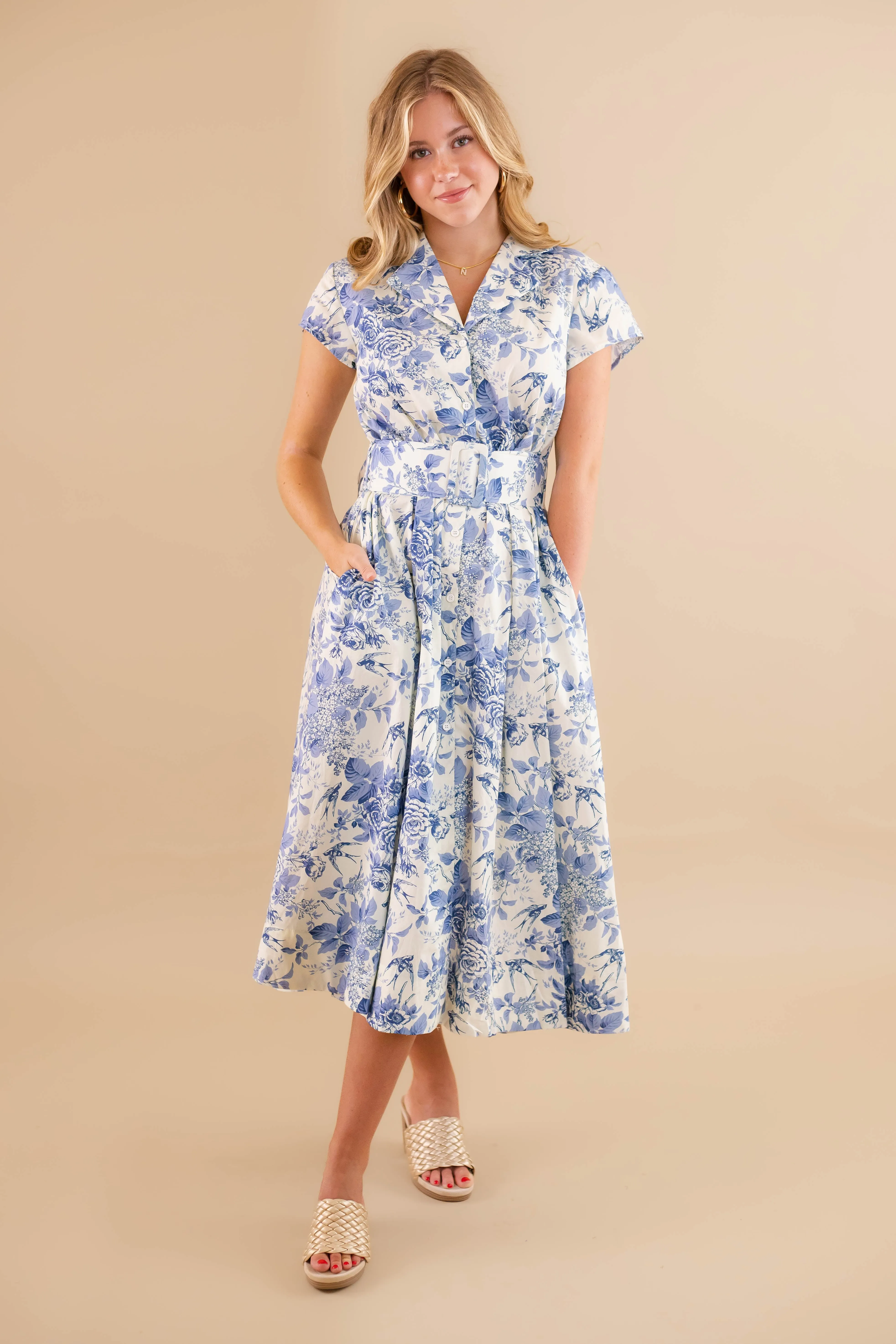 Knot-Detail Stylish Layer RESTOCK: An Optimist At Heart Midi Dress