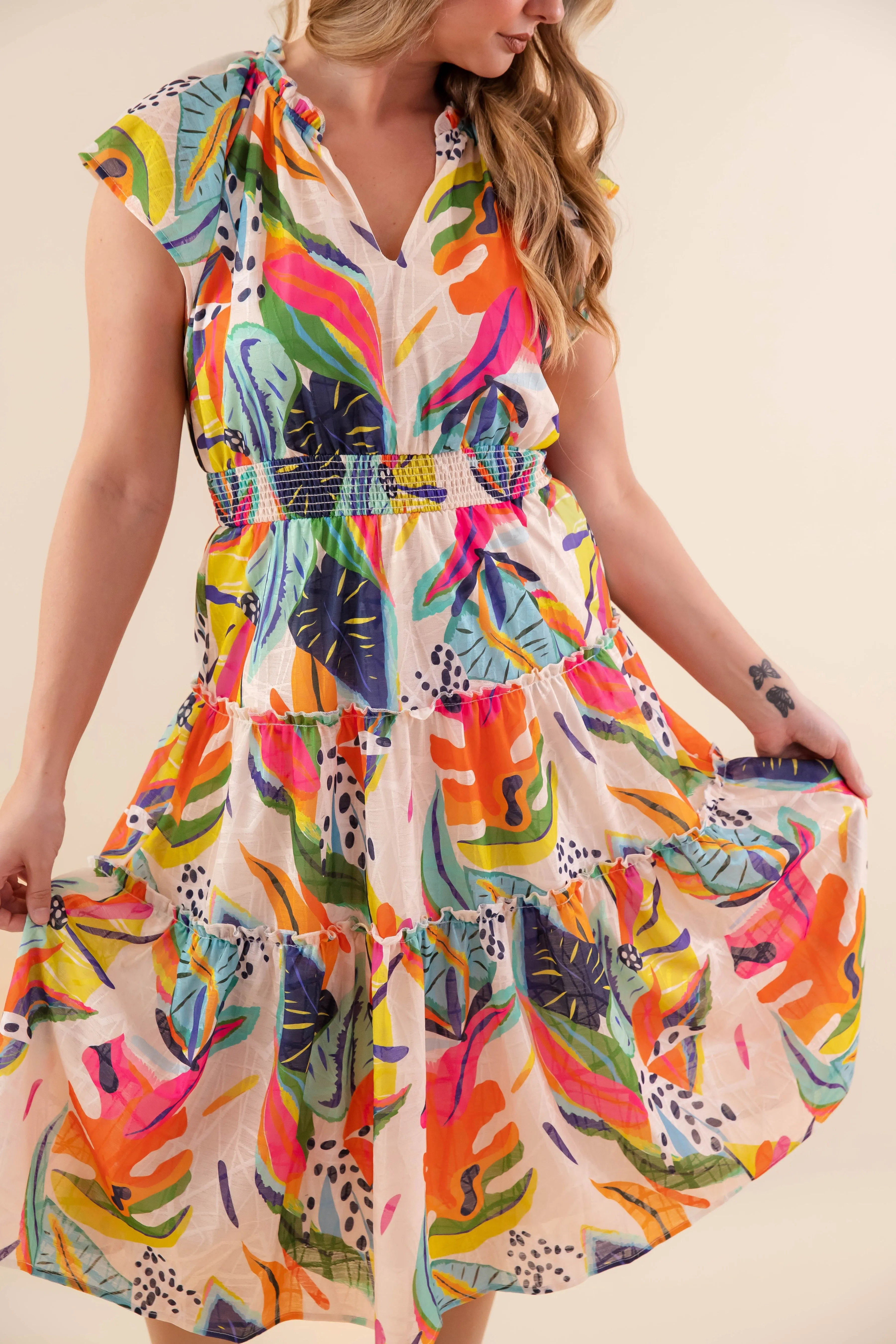 Smile Glow RESTOCK: Extravagant Plans Midi Dress