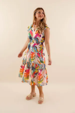 Chic Look Clean Base RESTOCK: Extravagant Plans Midi Dress