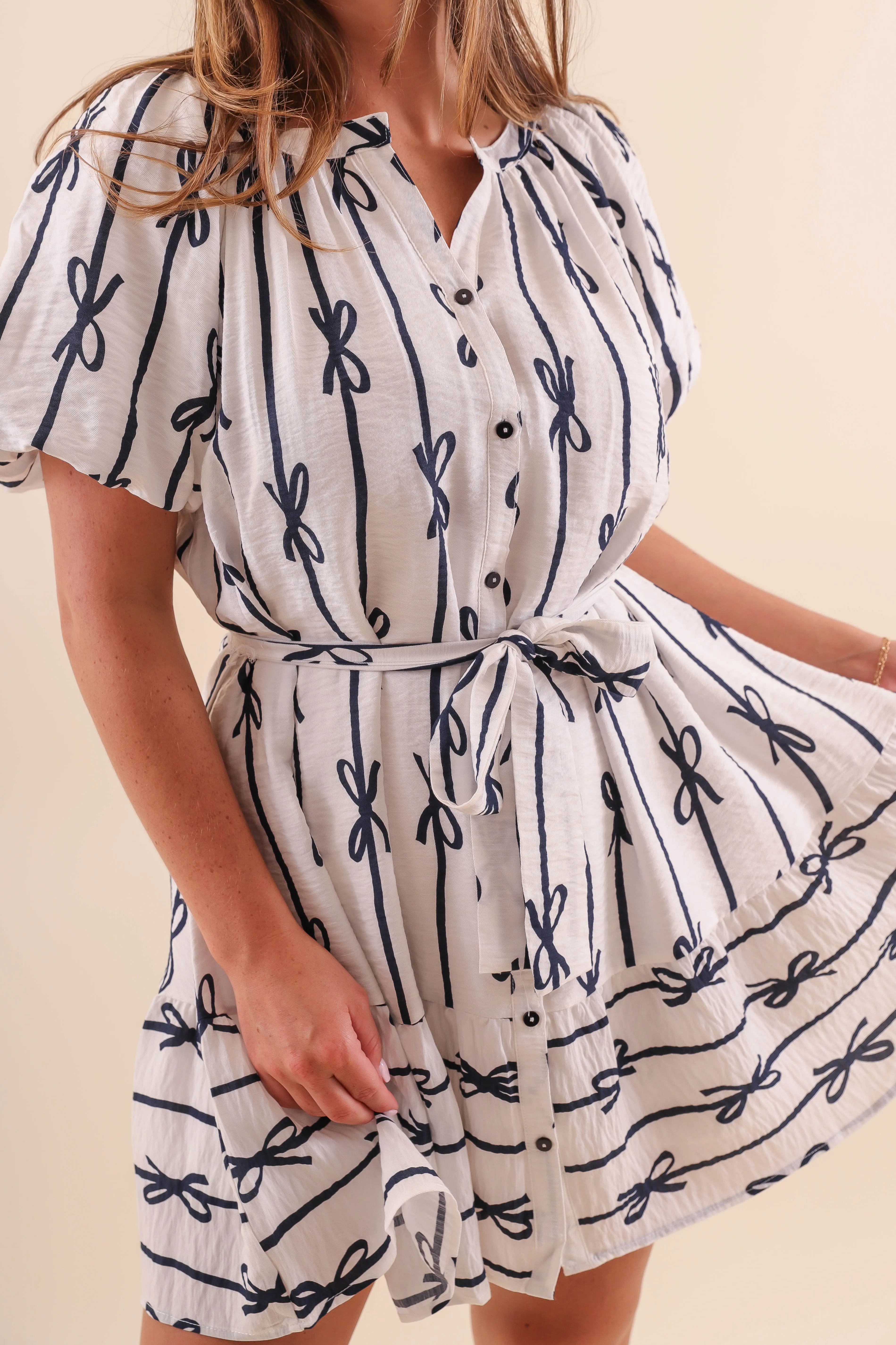 RESTOCK: Little Miss Prep Dress A-Line Beadwork