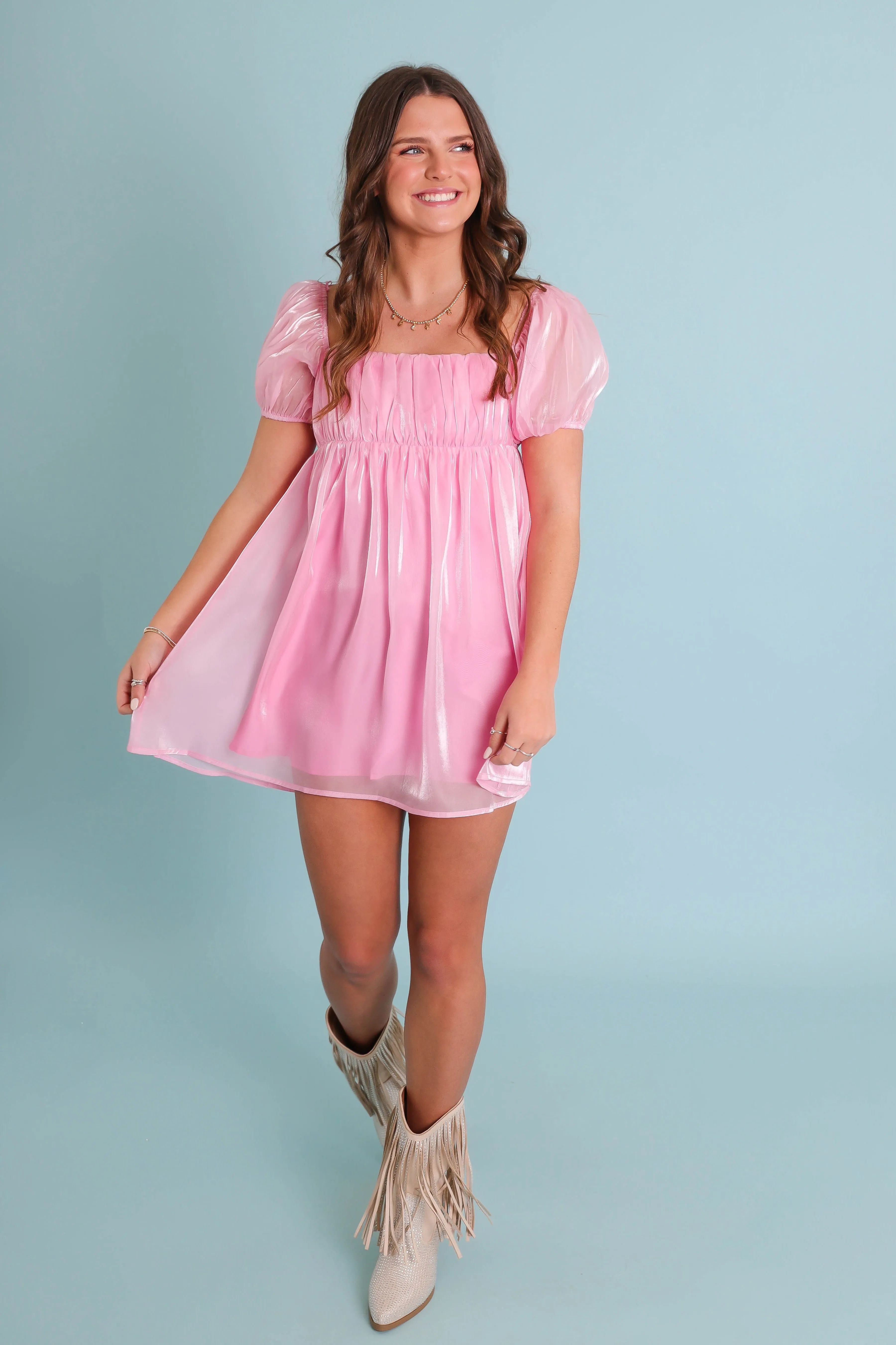 Simple formal dress RESTOCK: Nothing But Delightful Dress-Pink
