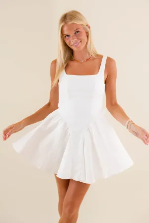 Chic Design RESTOCK: Perfectly Me Mini Dress-White
