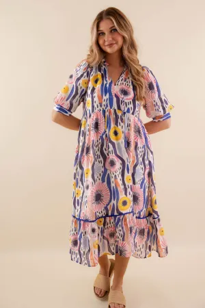 Cozy Cut RESTOCK: Sips and Sunshine Midi Dress