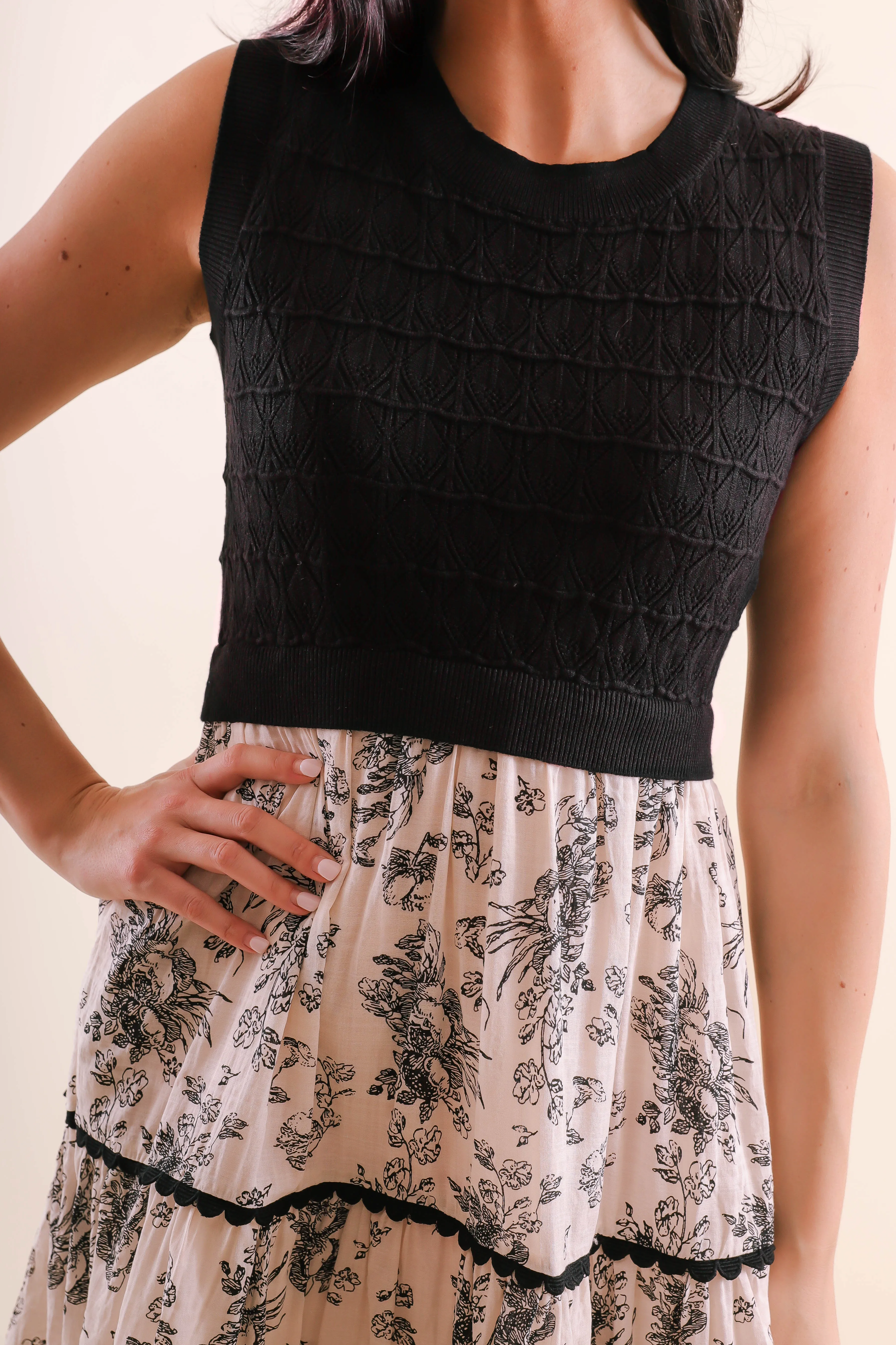 RESTOCK: Traditional Values Midi Dress Day-To-Night Wear