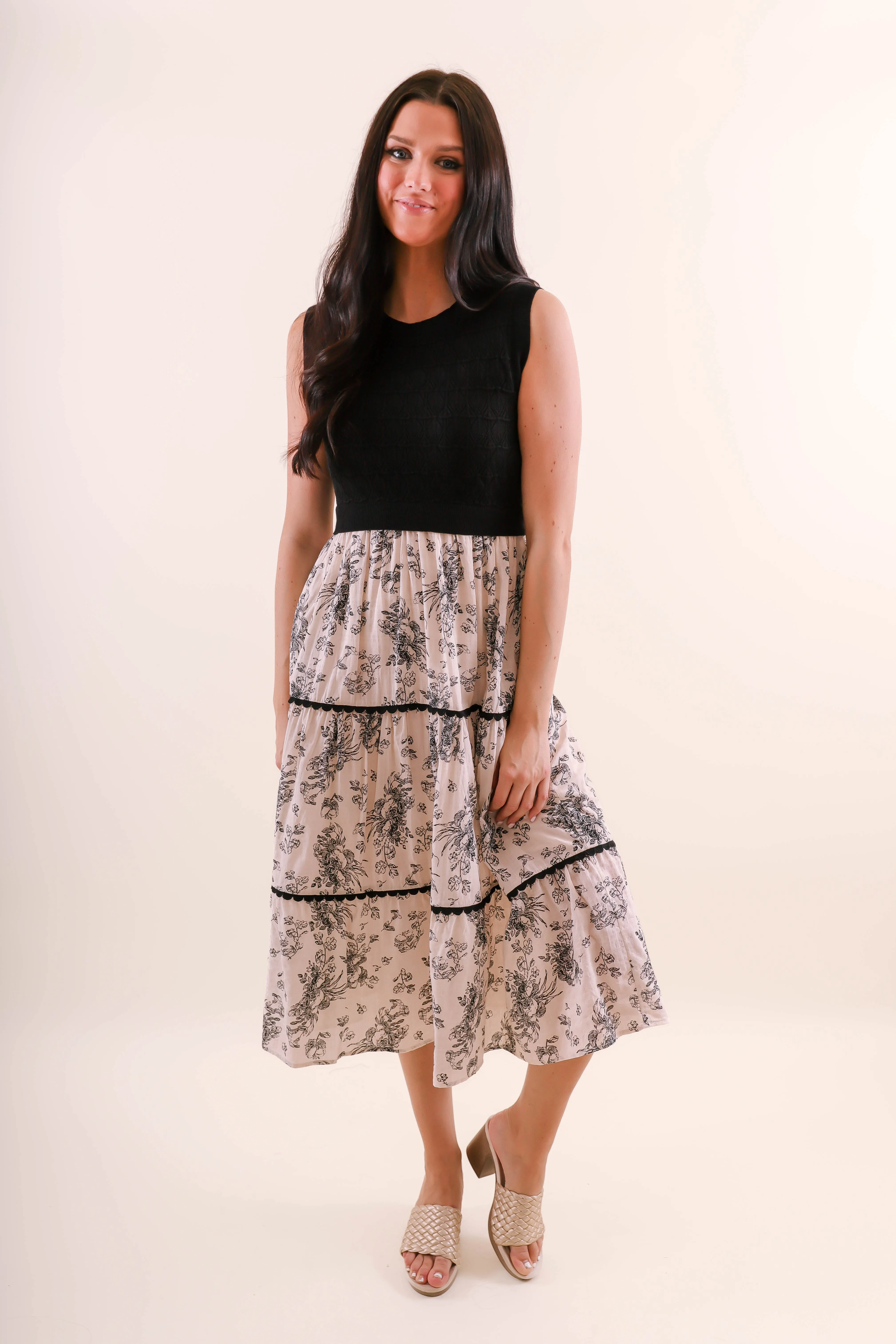 RESTOCK: Traditional Values Midi Dress Work or Casual
