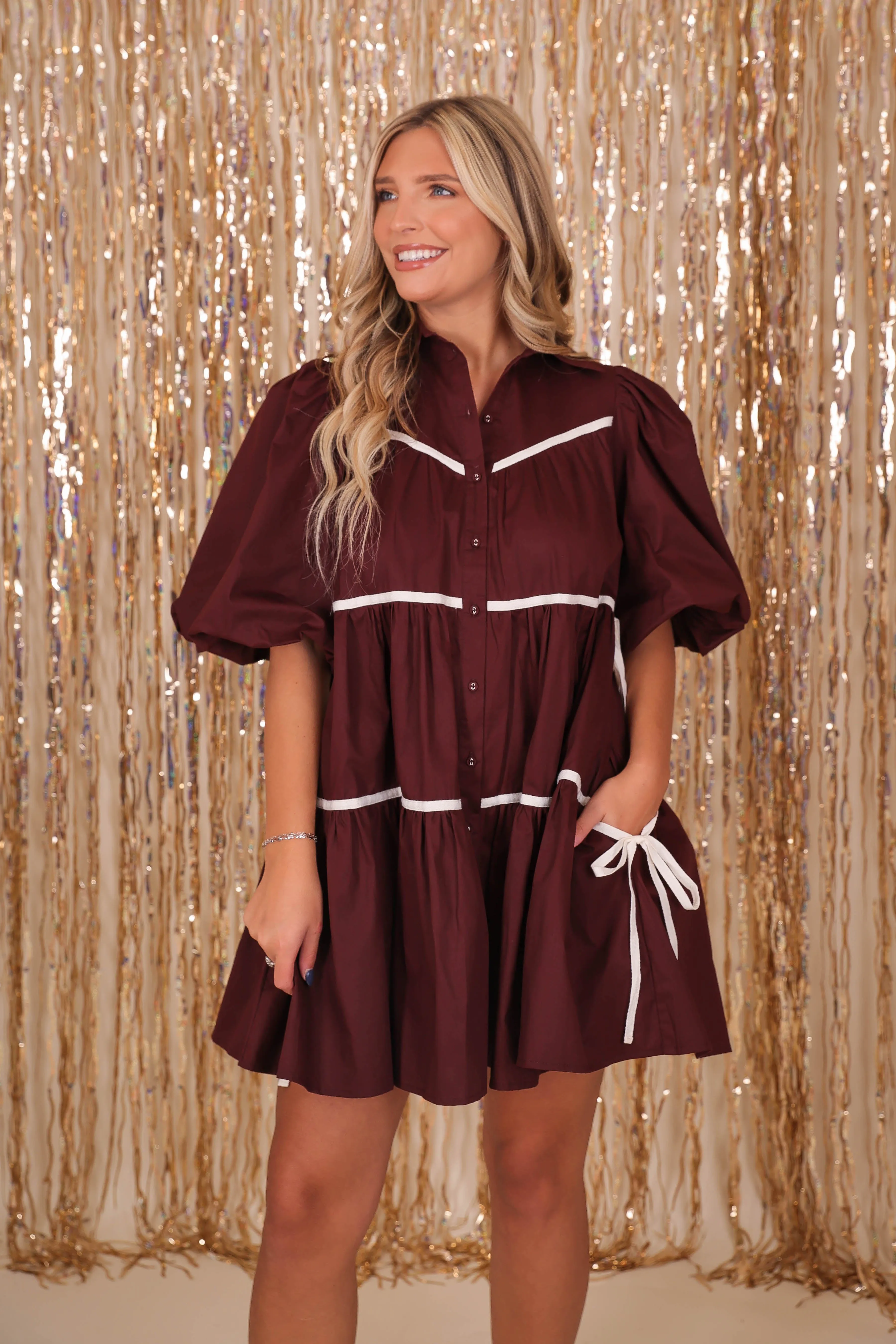 RESTOCK: When You Have It All Dress-Brown Walk Mood