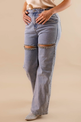 Travel-Ready RESTOCK: Big Personality Rhinestone Denim