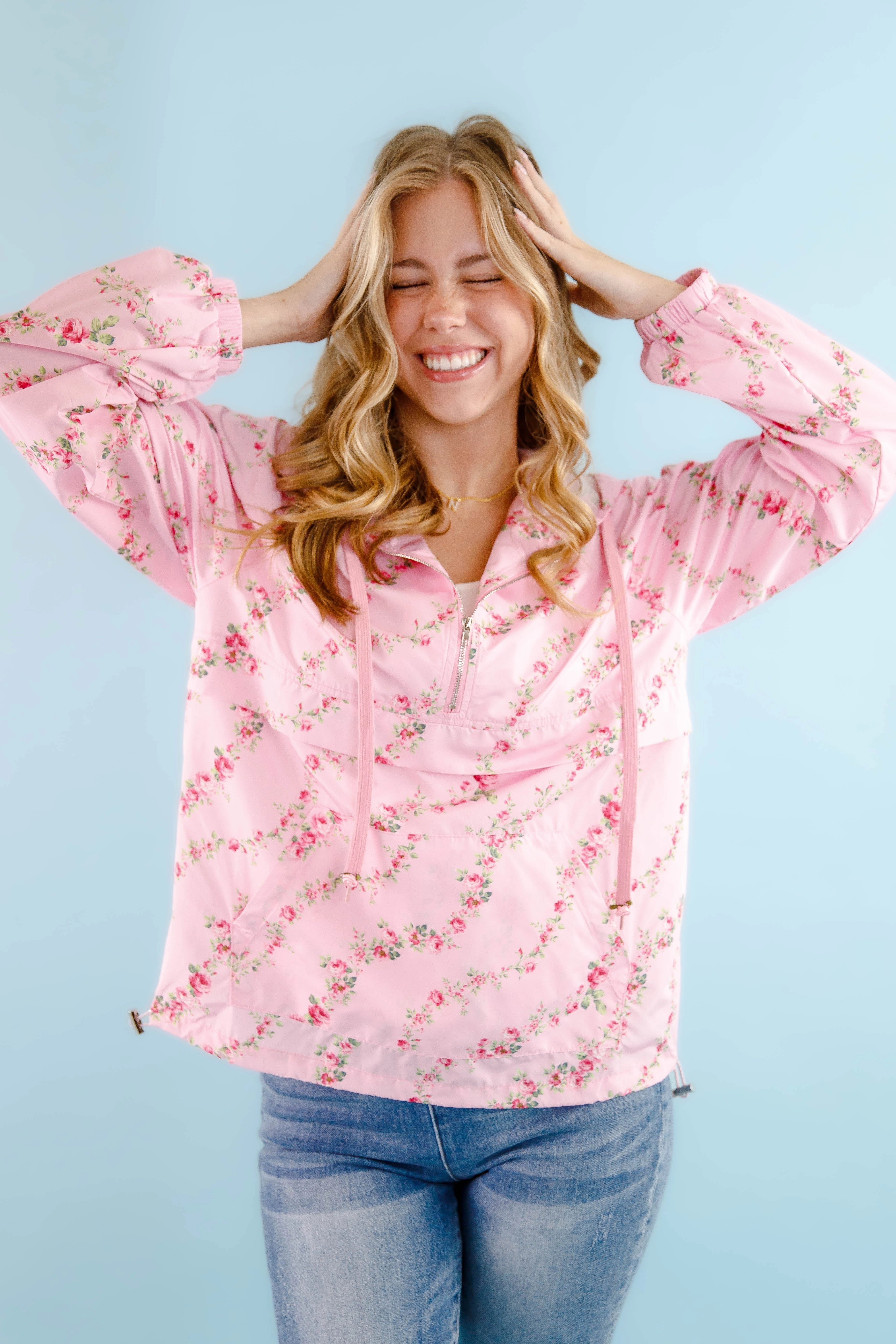 RESTOCK: Feel It Coming Windbreaker Pullover Chic Tee