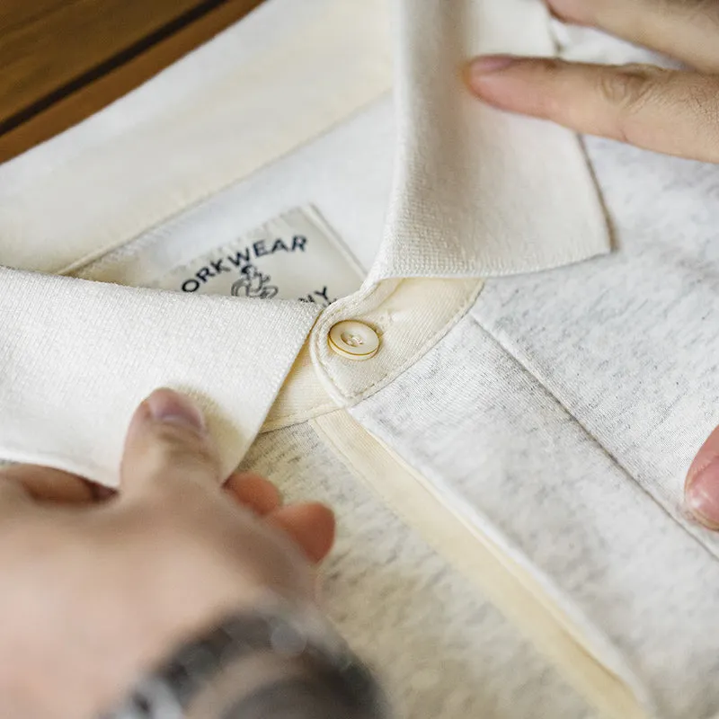 Retro Business Knitted Polo Shirt