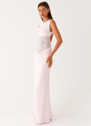 Love Tease Maxi Dress - Baby Pink Fresh Motion