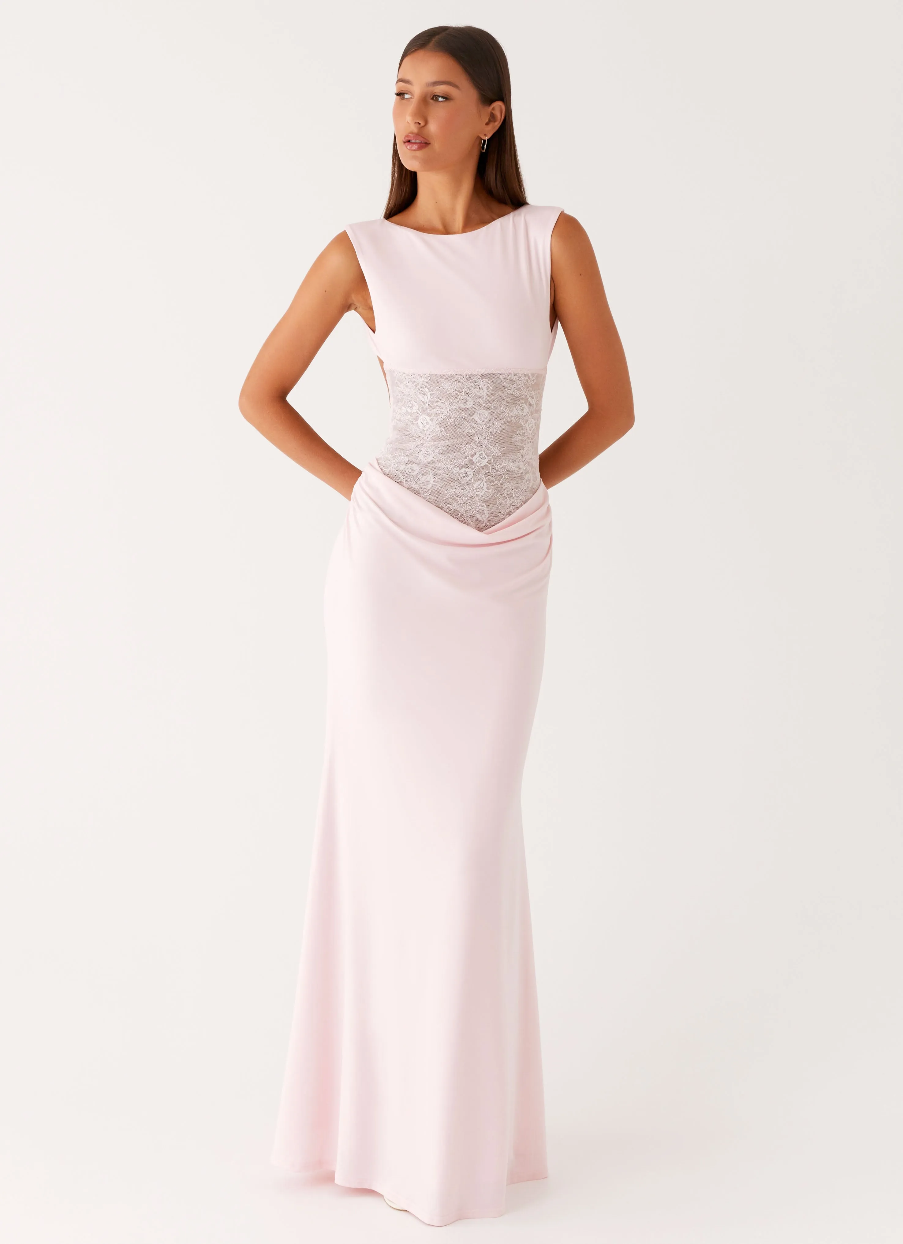 Love Tease Maxi Dress - Baby Pink Perfect Wearable
