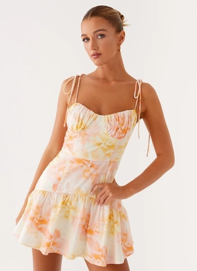 Fashionable Touch Abby Mini Dress - Floral Print