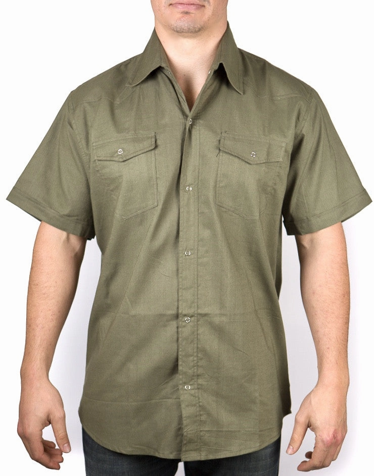 FlexibleCollar Retro Snap Shirt